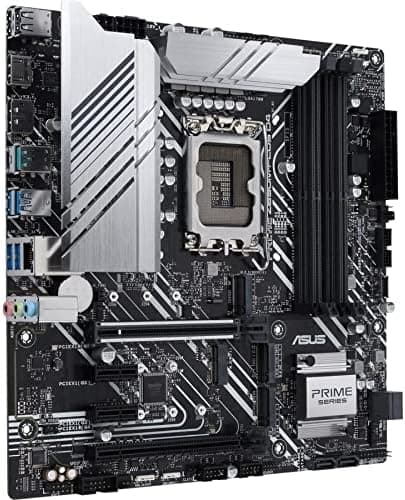ASUS PRIME Z690M-PLUS D4 Intel LGA 1700 Z690 MicroATX M.2 Desktop Motherboard A