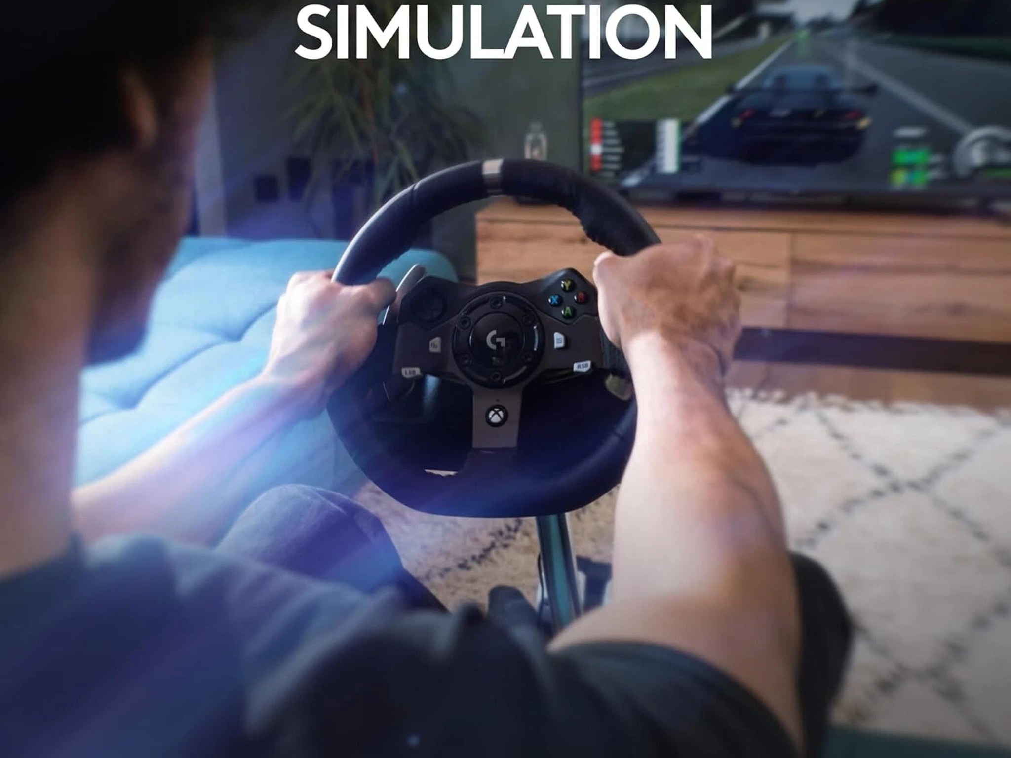 Logitech G920 Driving Force Racing Wheel - Black (941-000121)