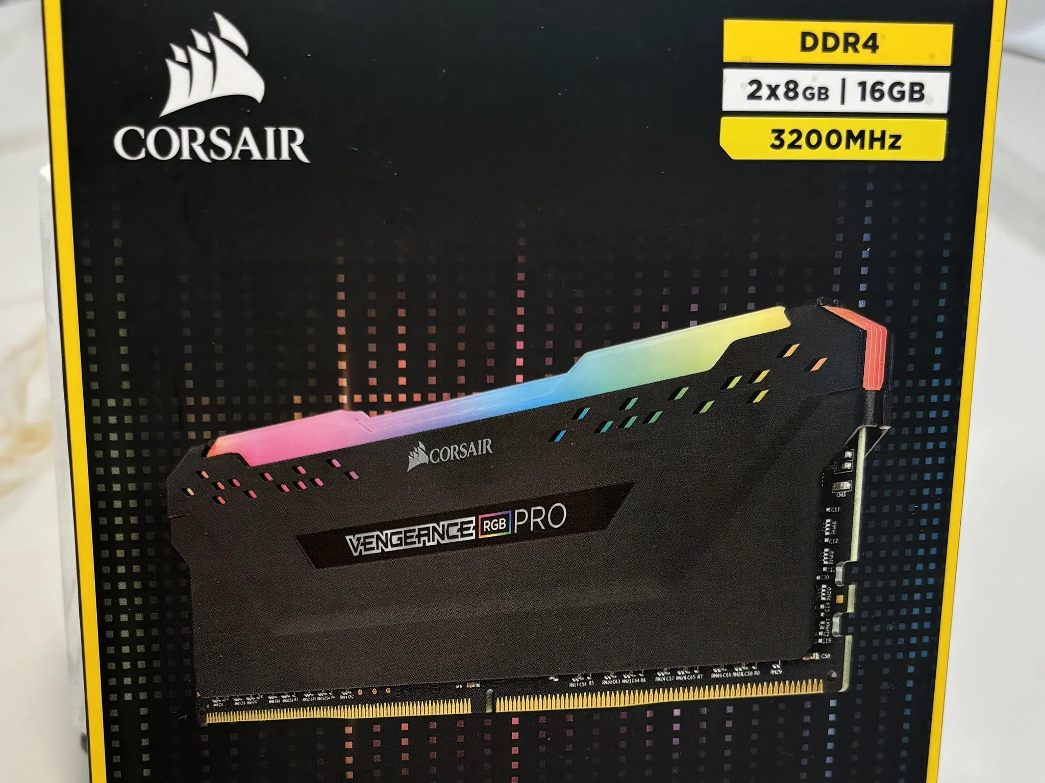Corsair Vengeance DDR4 RAM 16Gb (8x2) 3200mhz Black