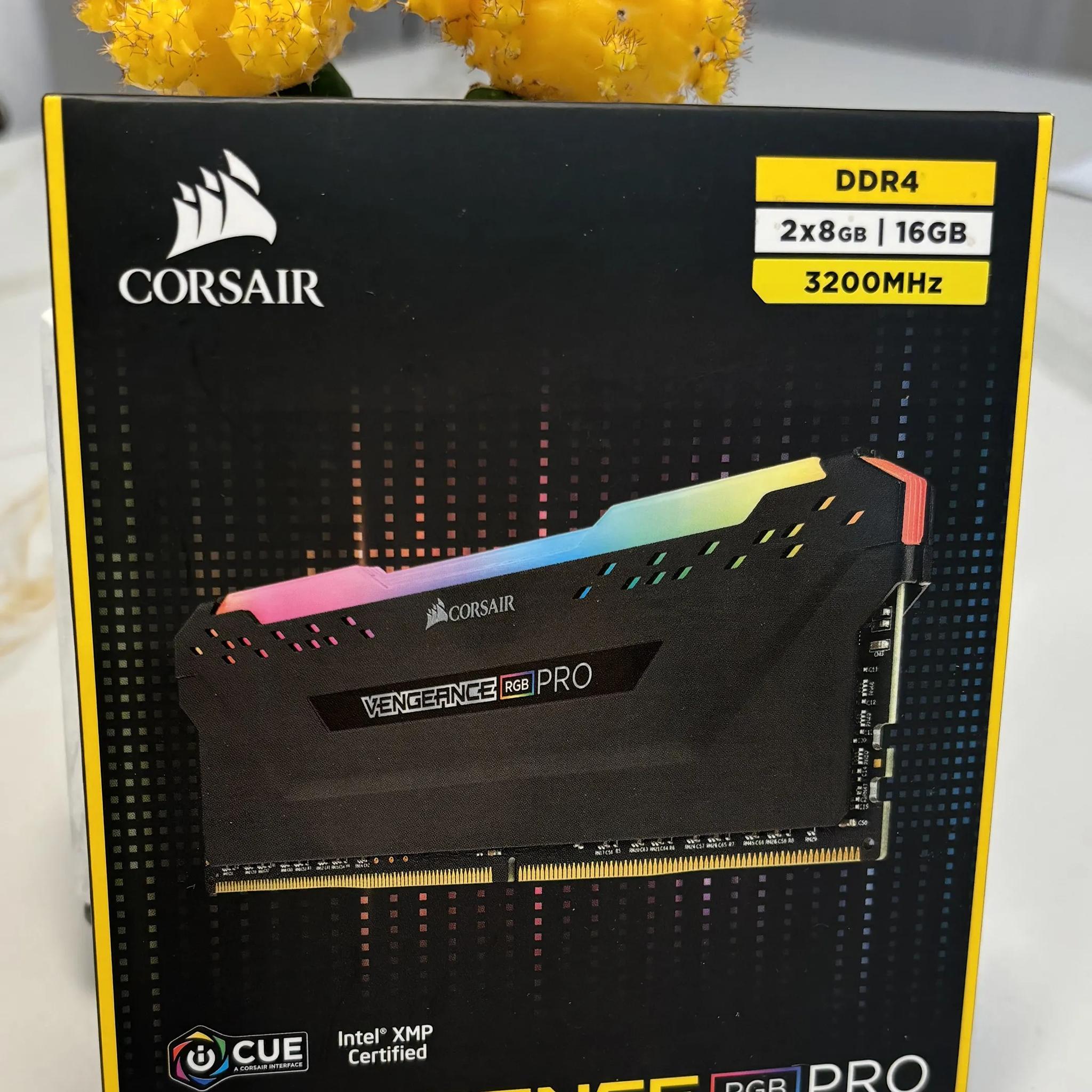 Corsair Vengeance DDR4 RAM 16Gb (8x2) 3200mhz Black
