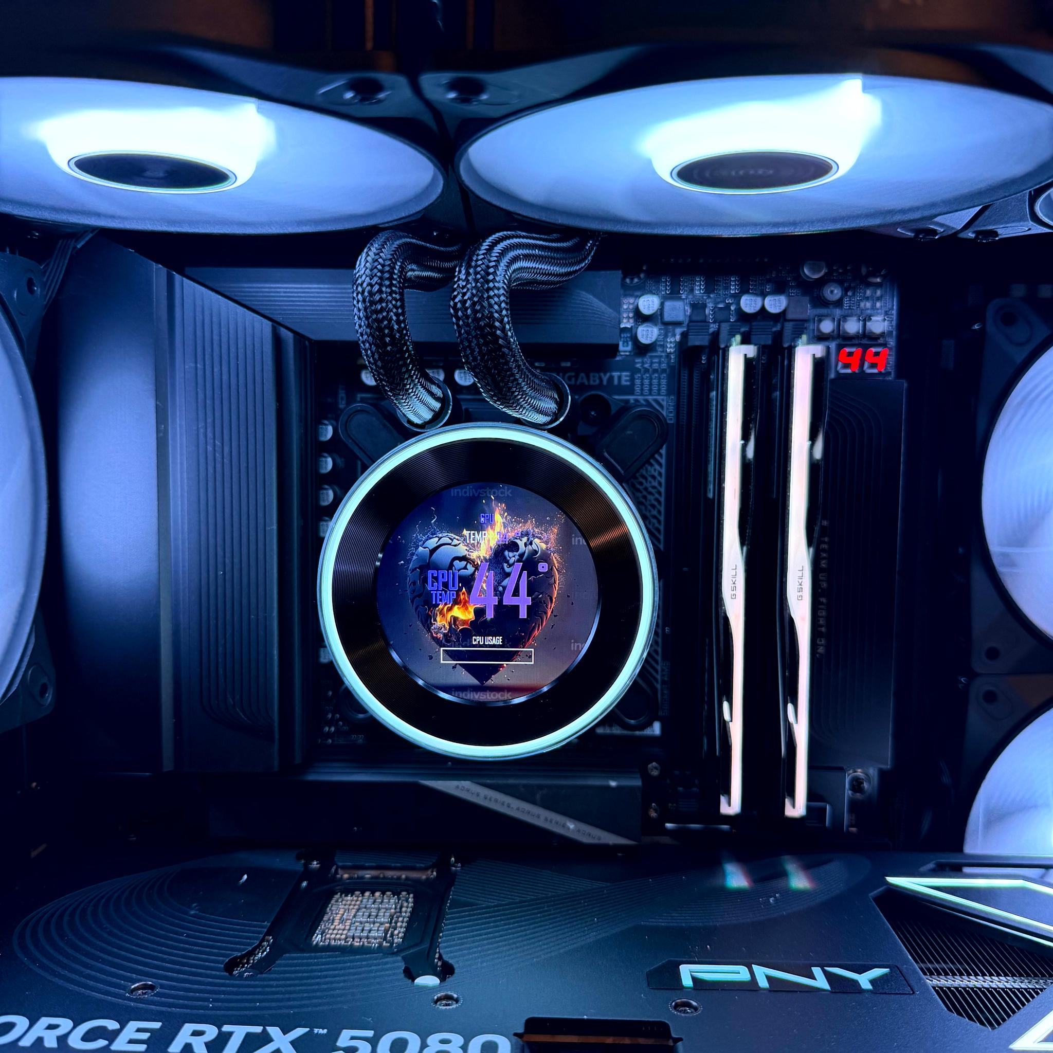 Dark Heart - RTX 5080 OC | Ryzen 7 9800x3d | 2TB | 32GB @6400 MT/sec CL30 | 1200W Platinum PSU
