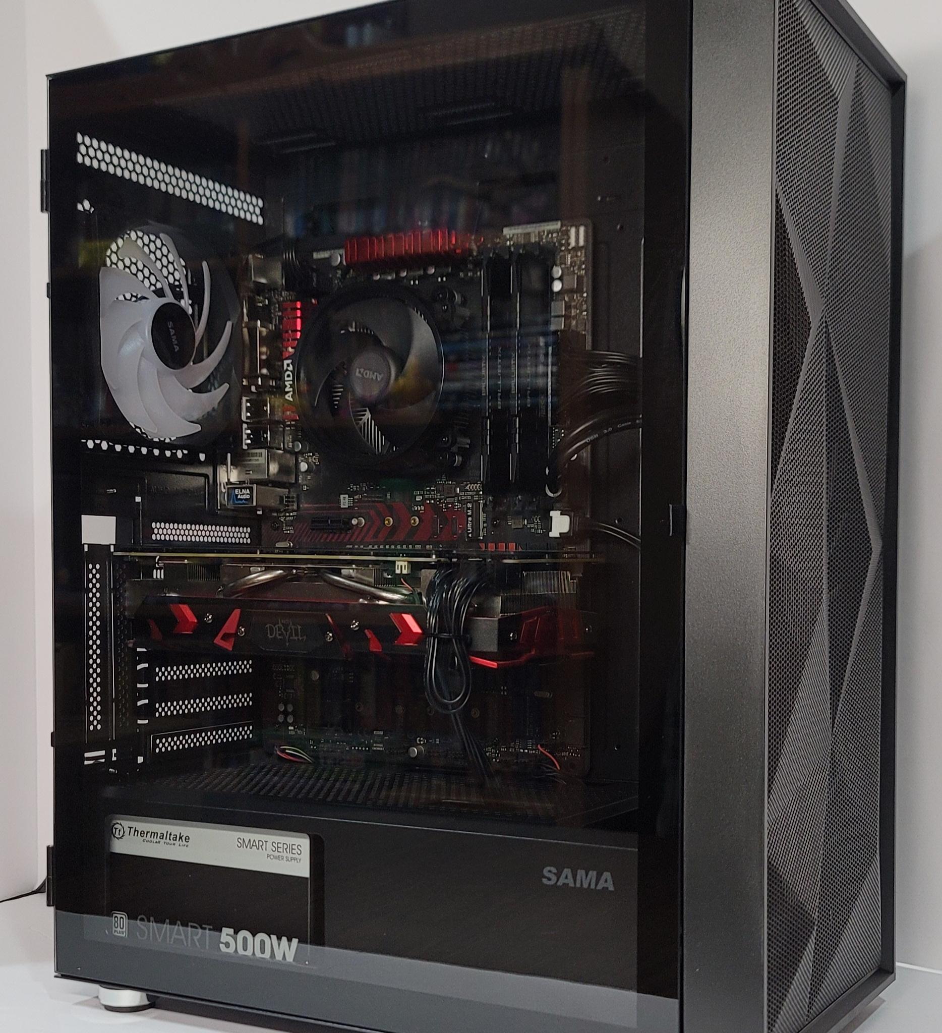 AMD Radeon RX 590 Ryzen 5 1600 Devil Gaming PC