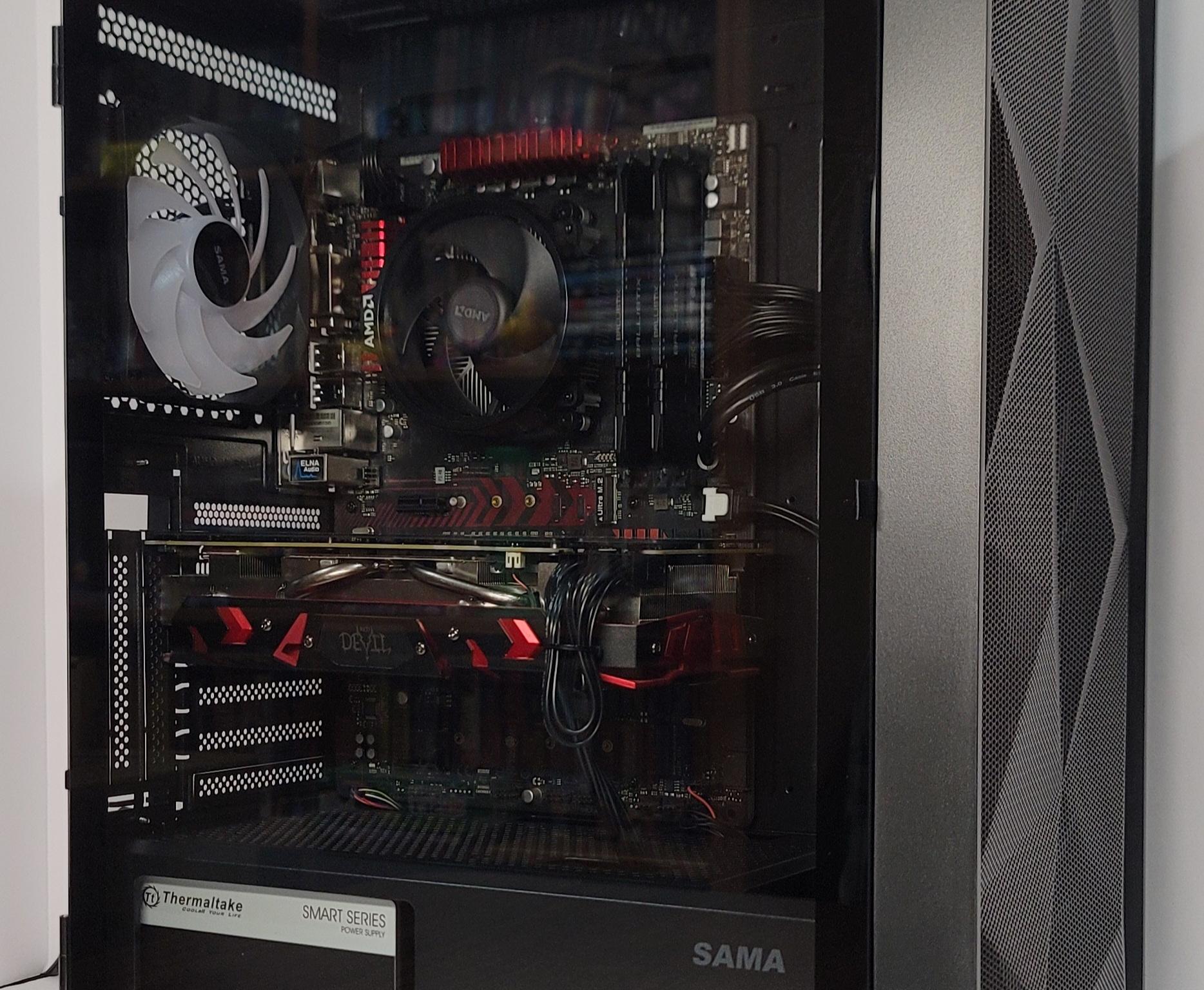 AMD Radeon RX 590 Ryzen 5 1600 Devil Gaming PC