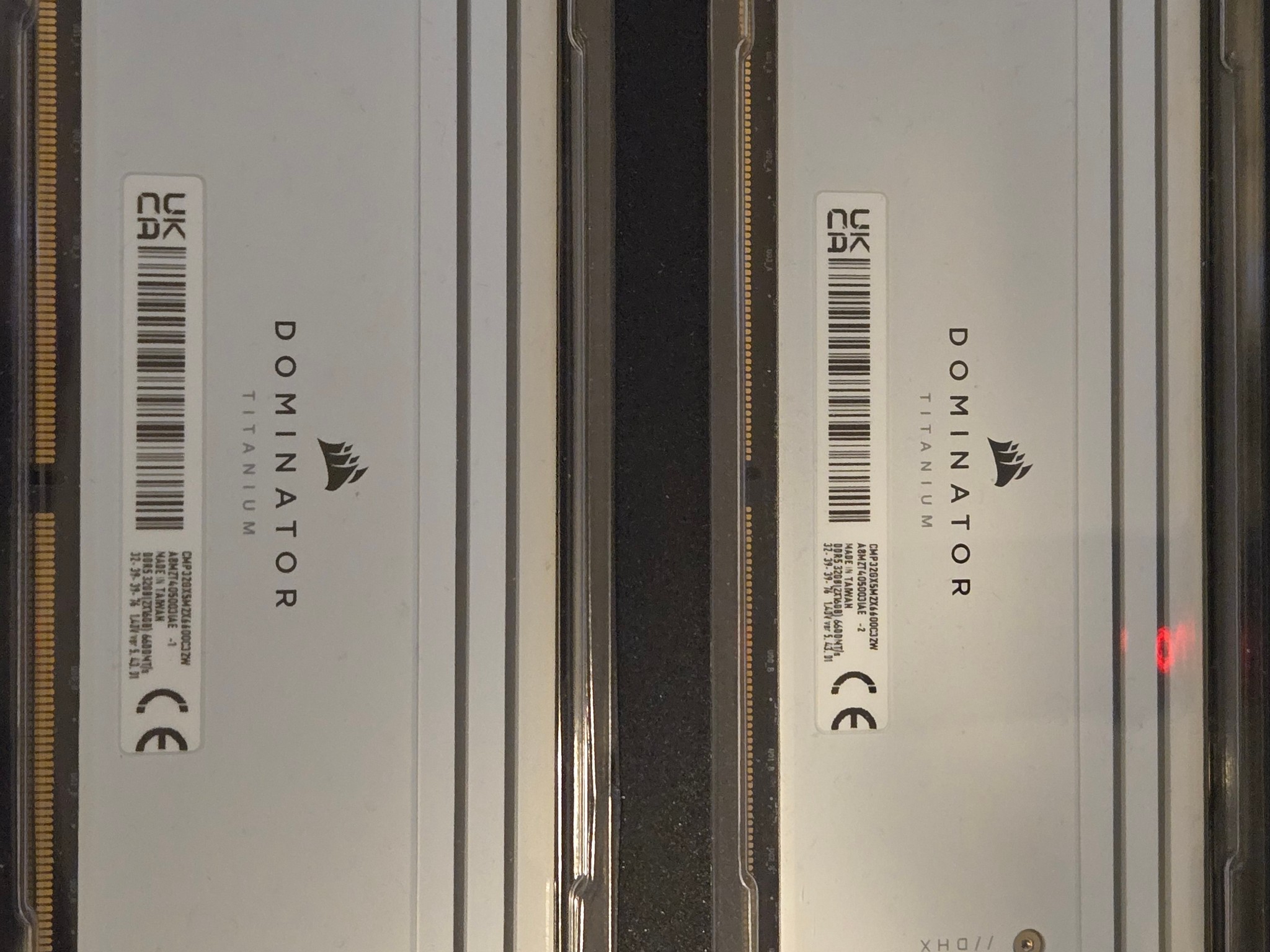 Corsair Dominator Titanium DDR5 32GB (2x16) 6600Mhz 32-39-39-76