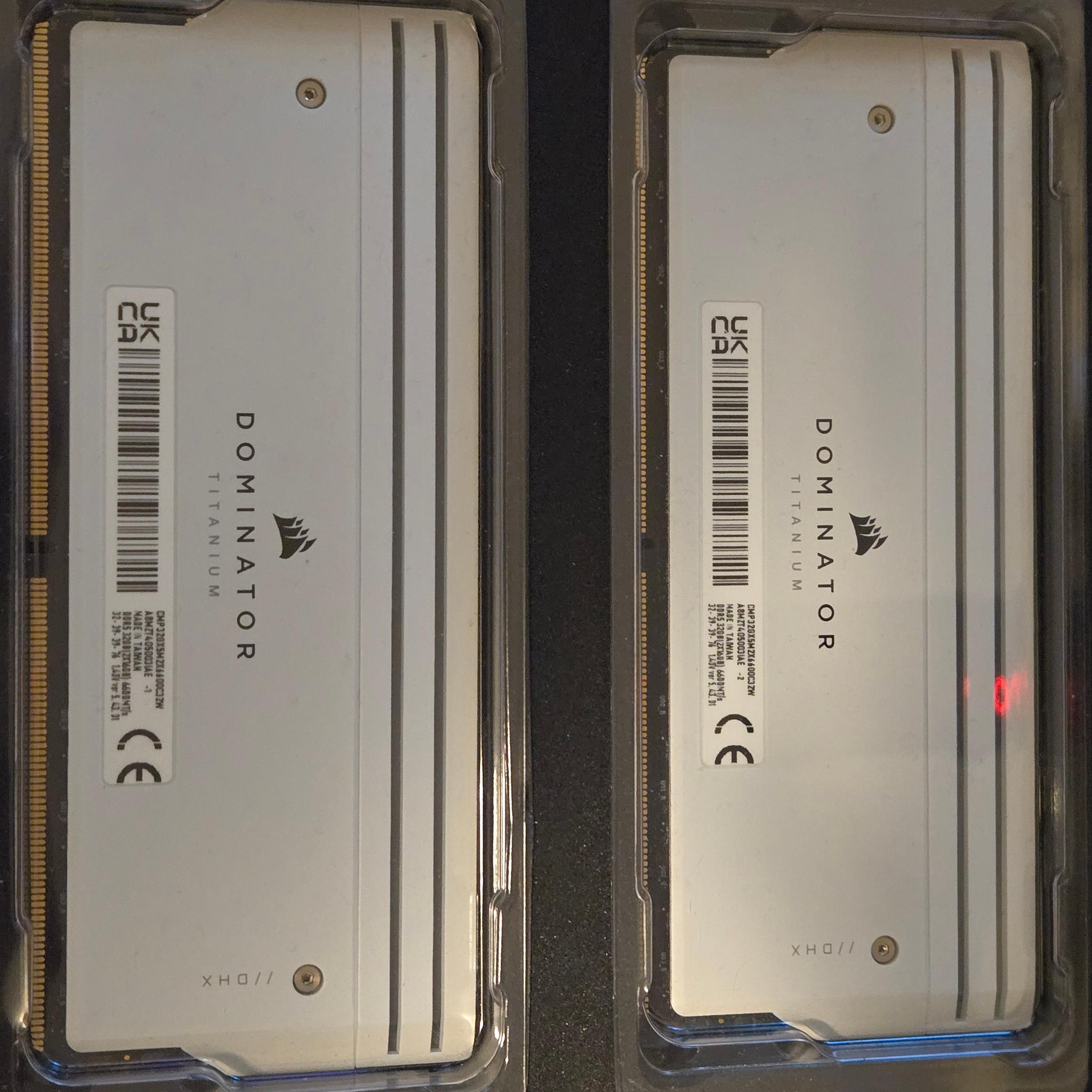 Corsair Dominator Titanium DDR5 32GB (2x16) 6600Mhz 32-39-39-76