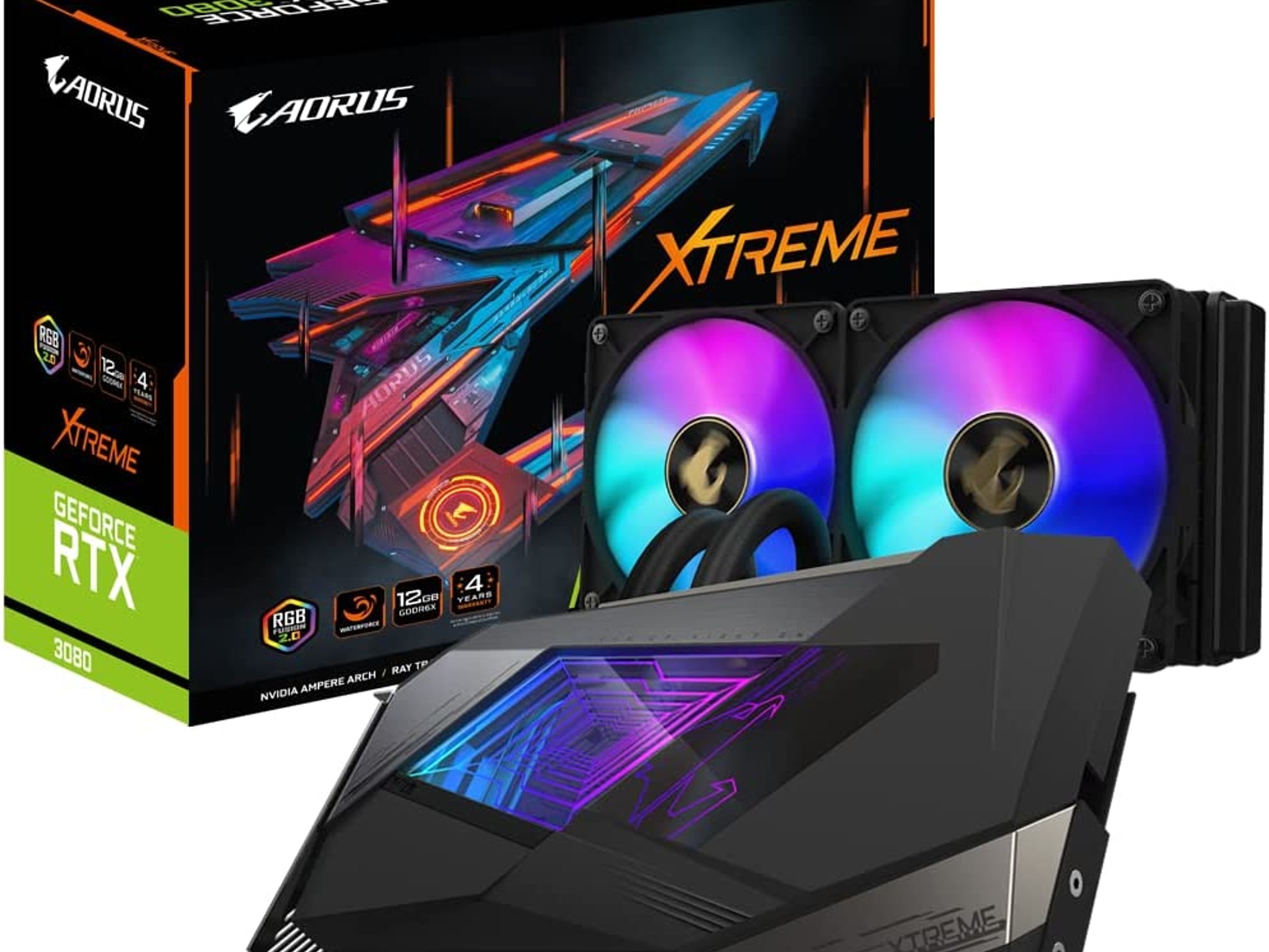 Gigabyte AORUS GeForce RTX 3080 Xtreme WATERFORCE 12G