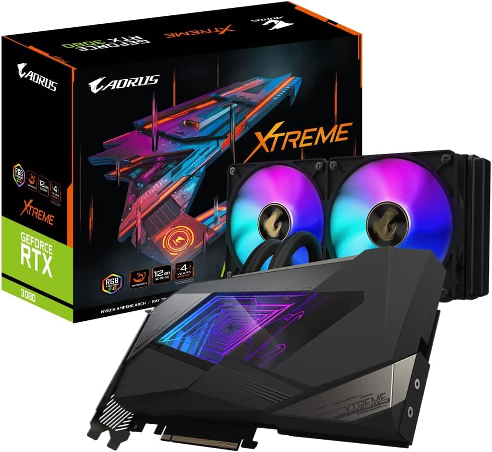 Gigabyte AORUS GeForce RTX 3080 Xtreme WATERFORCE 12G