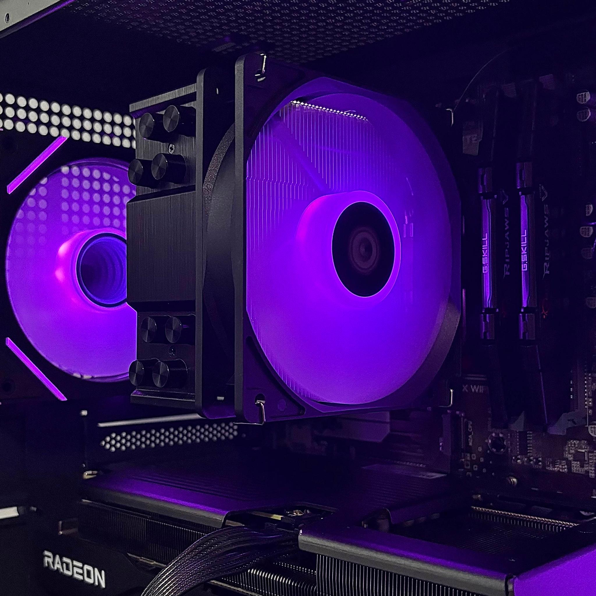 💜🖤 RX 9060 XT | Ryzen 7 3700x 🖤💜 | 32GB DDR4 | 1TB NVME | WIFI 6 | Entry Level 1440p Gaming PC