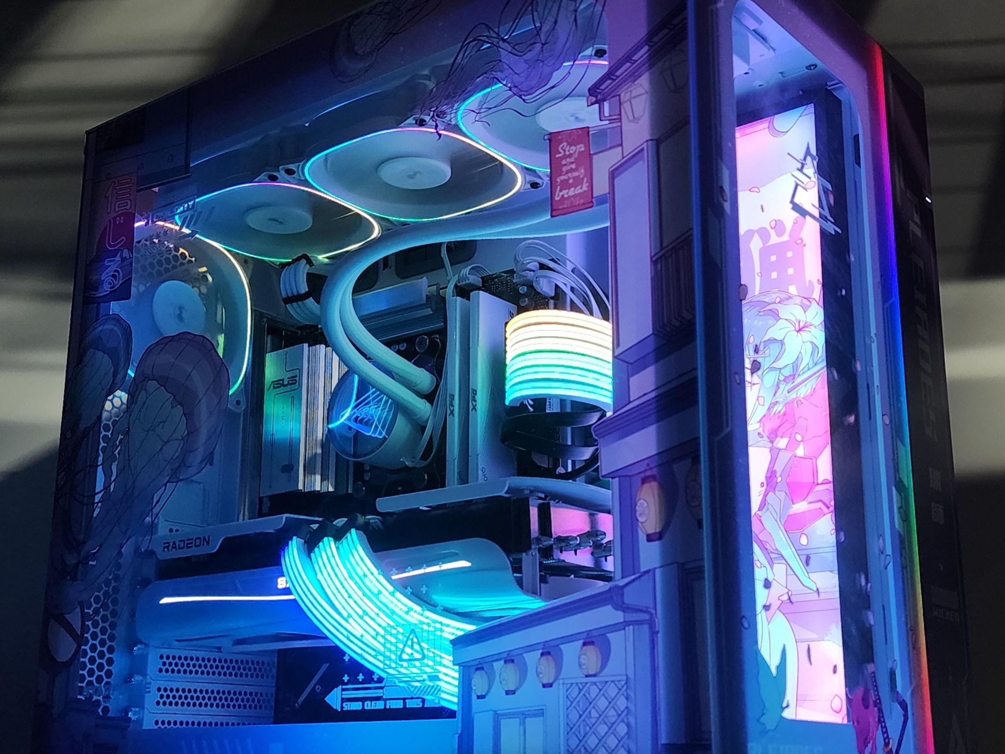 Gaming PC Ryzen 7 7800X3D 32GB RAM 2TB SSD RX 9070 XT 16GB Windows 11 Computer