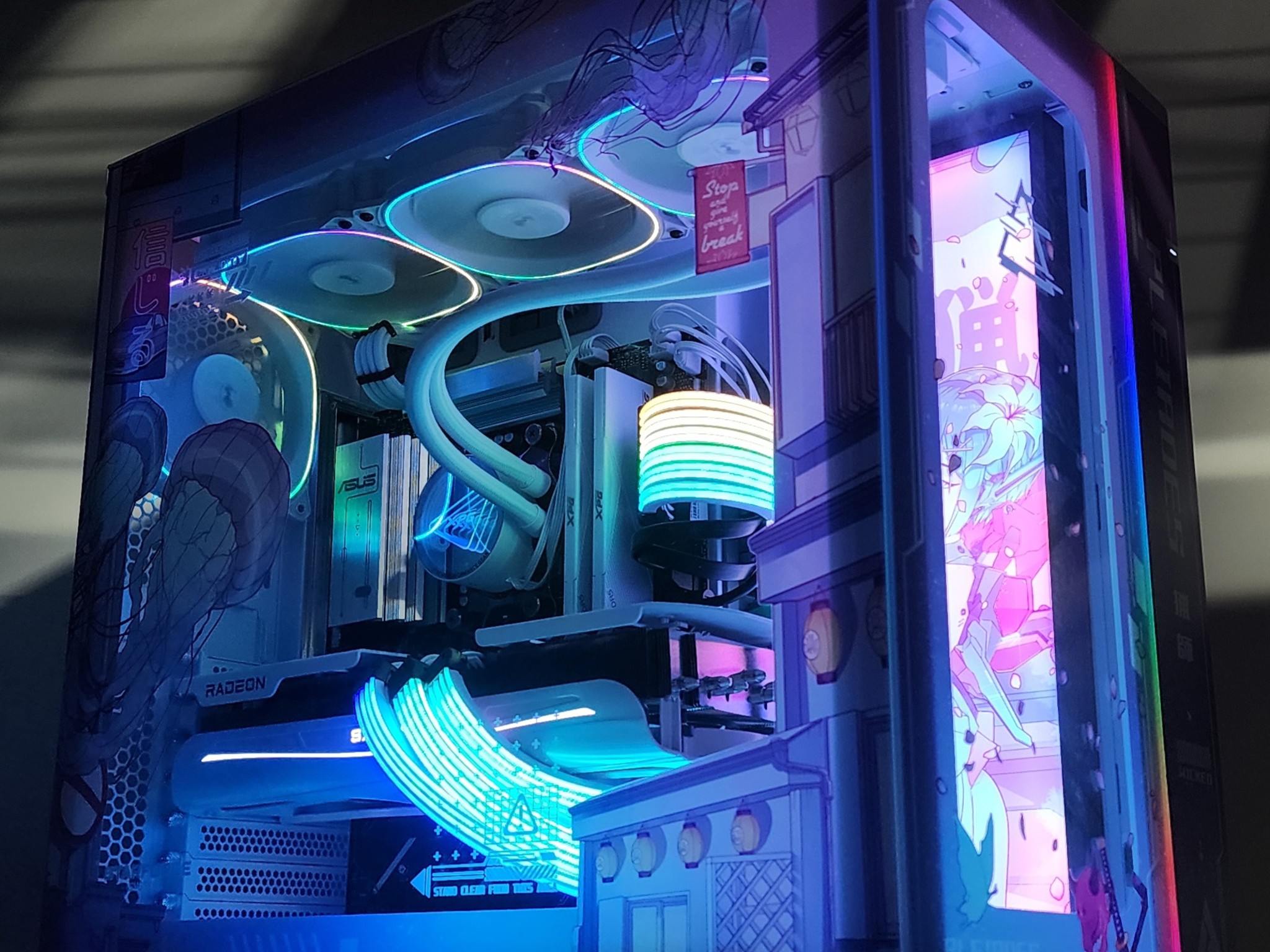 Gaming PC Ryzen 7 7800X3D 32GB RAM 2TB SSD RX 9070 XT 16GB Windows 11 Computer