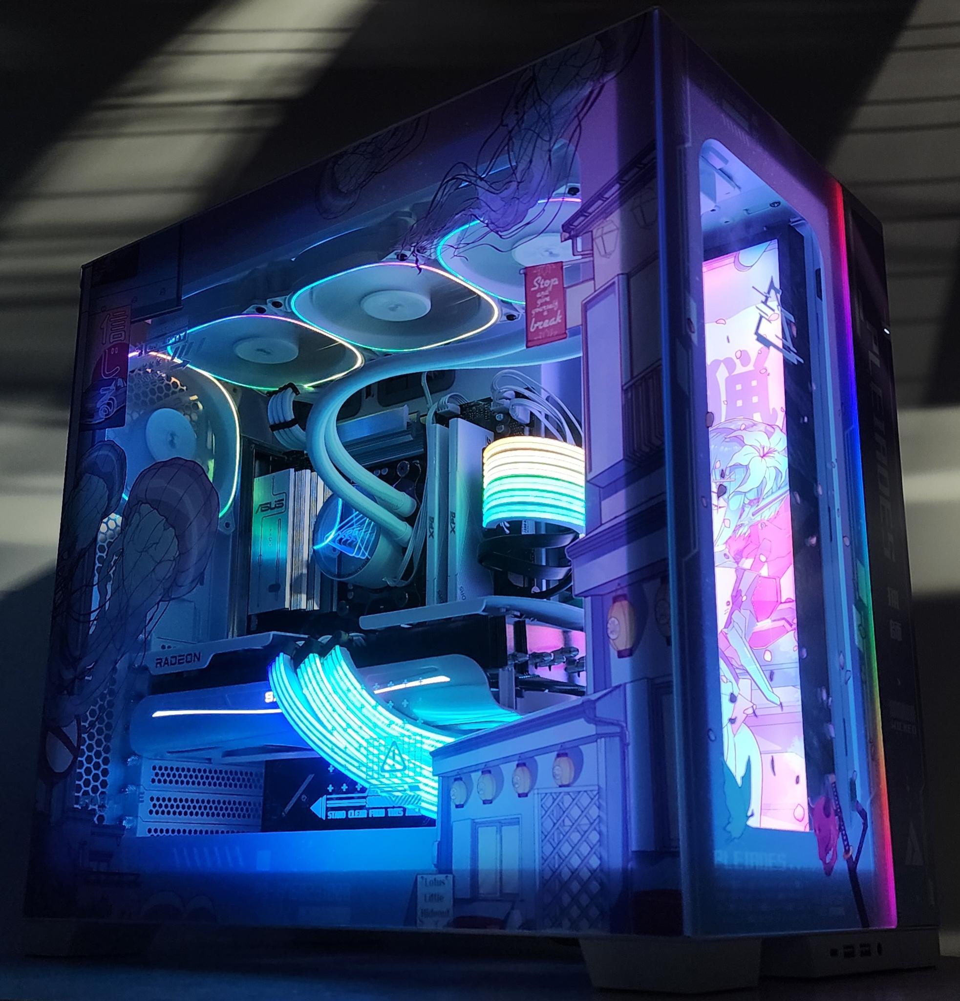 Gaming PC Ryzen 7 7800X3D 32GB RAM 2TB SSD RX 9070 XT 16GB Windows 11 Computer