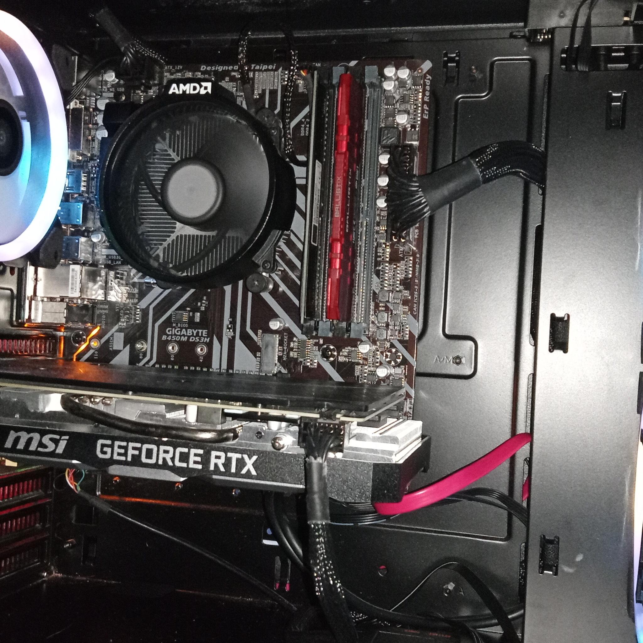DESKTOP COMPUTER/RYZEN 5/RTX 2060/16GB RAM/512 SSD/600W PSU/WIN 11 PRO/WIFI