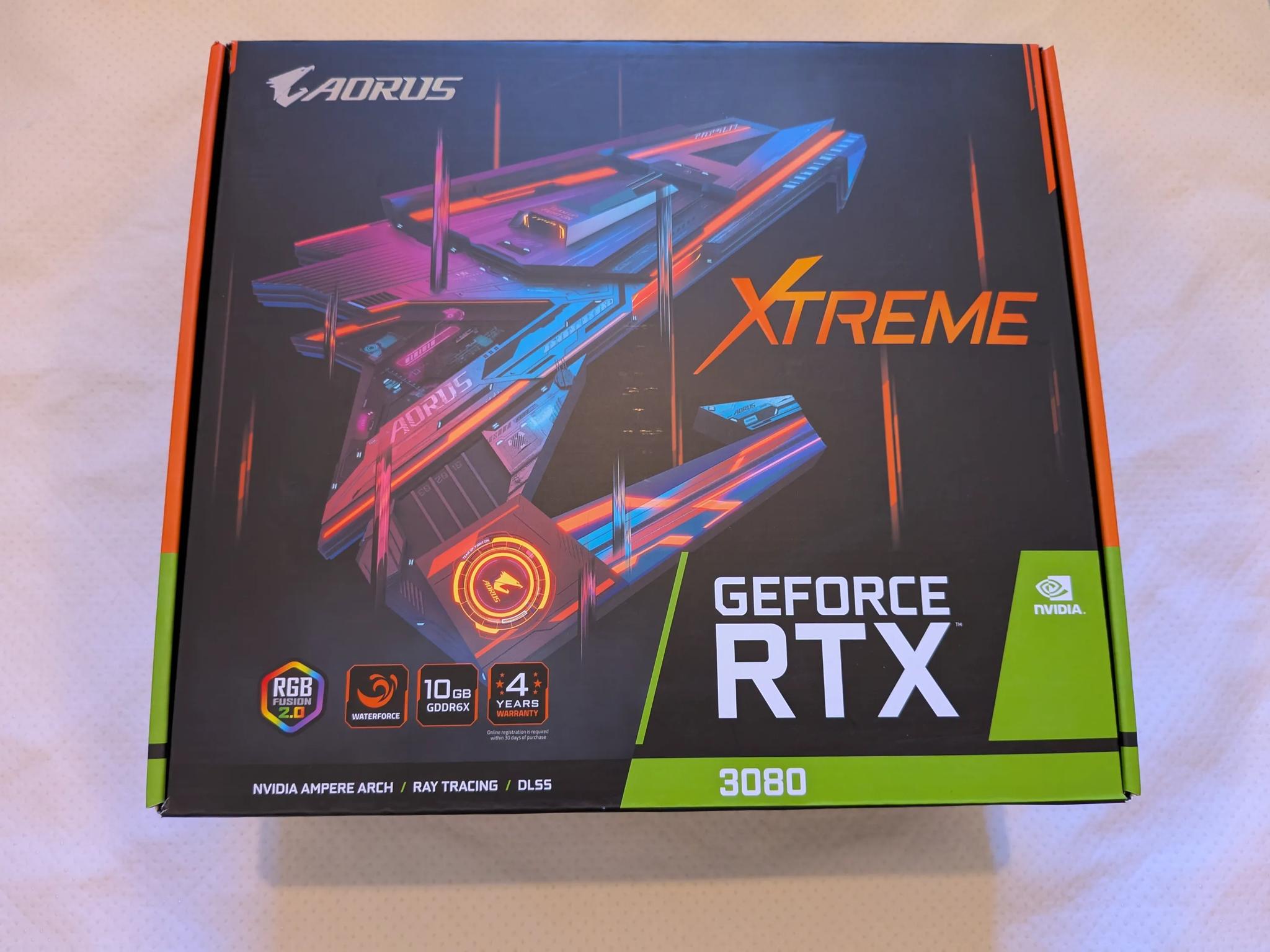 Gigabyte AORUS RTX 3080 Xtreme Waterforce V2 10GB