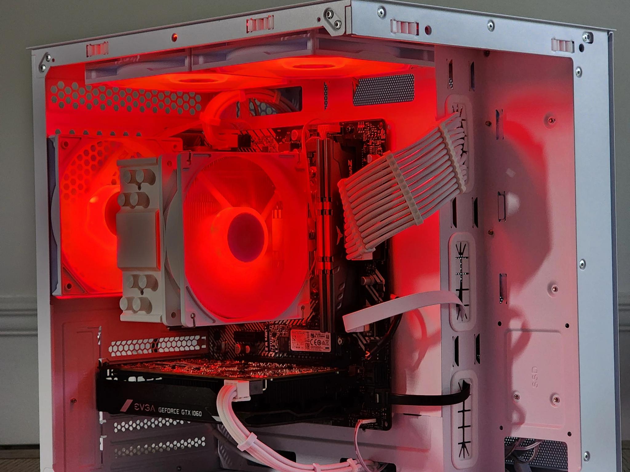 White Gaming PC | Ryzen 5 | GTX 1060 6GB | 16GB | 1TB | 450W | ARGB | WI-FI + BT