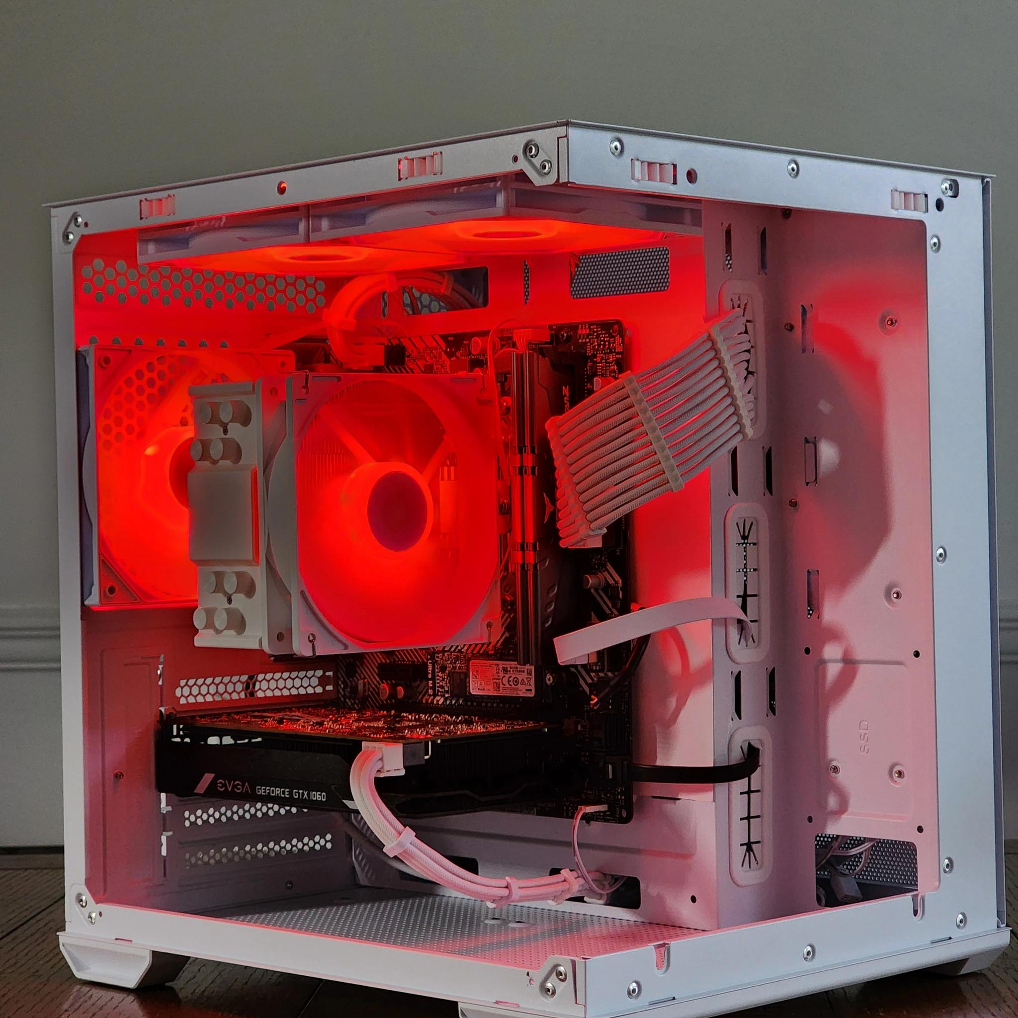 White Gaming PC | Ryzen 5 | GTX 1060 6GB | 16GB | 1TB | 450W | ARGB | WI-FI + BT