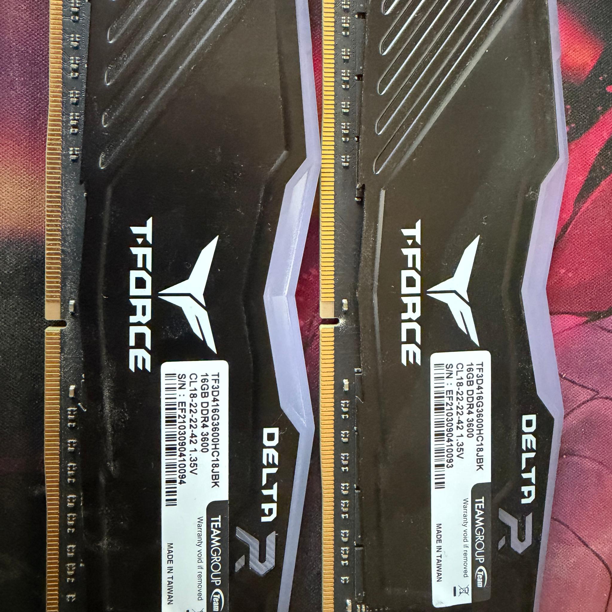 TeamGroup T-Force 32 GB (2x 16 GB) DDR4 3600 MHz