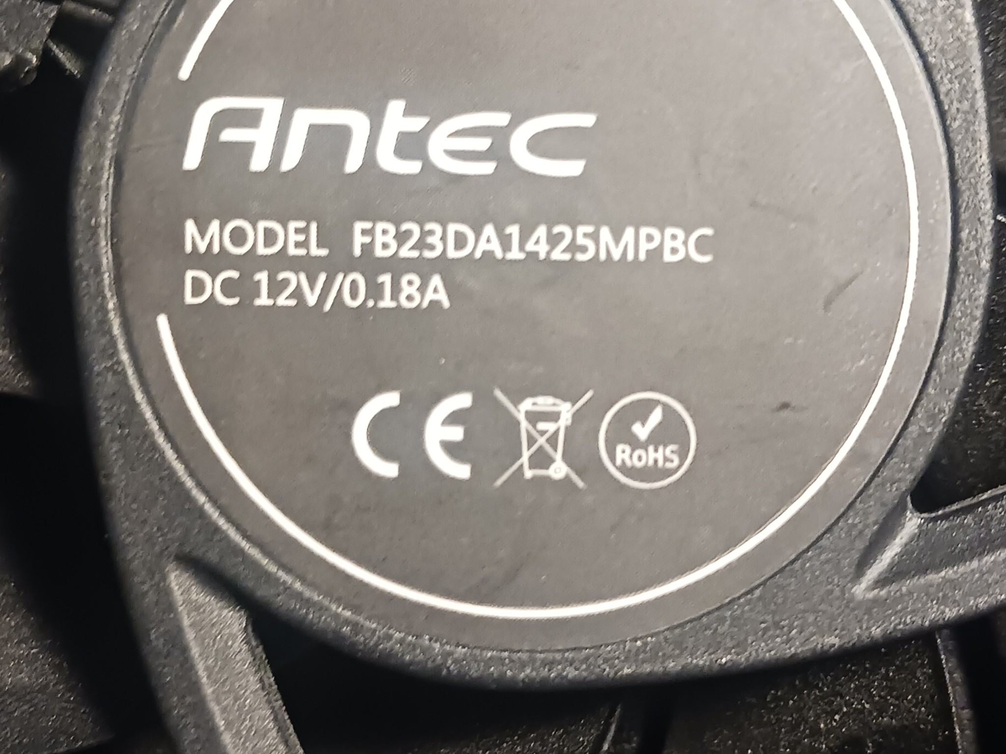 3-Pack Antec Tranquil TQ140 140mm PWM Case Fans 1500RPM 4-Pin Black