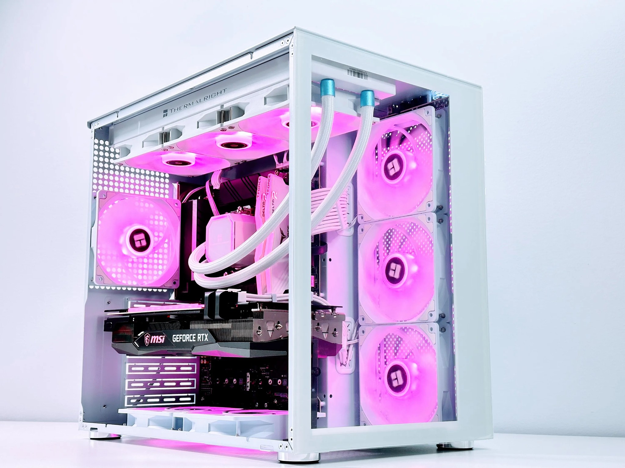 🫗 Liquid Cooled Gaming PC🫗 Nvidia RTX 3070 Ti 8GB❄️Intel 13500T 14 core❄️32GB DDR4❄️1TB NVME