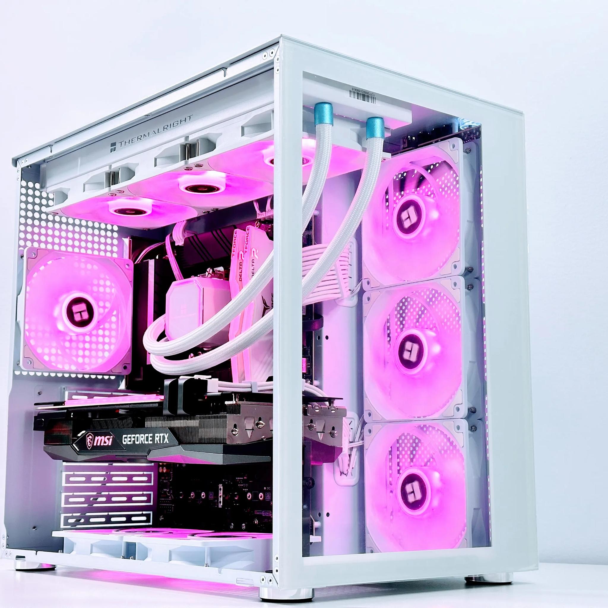 🫗 Liquid Cooled Gaming PC🫗 Nvidia RTX 3070 Ti 8GB❄️Intel 13500T 14 core❄️32GB DDR4❄️1TB NVME
