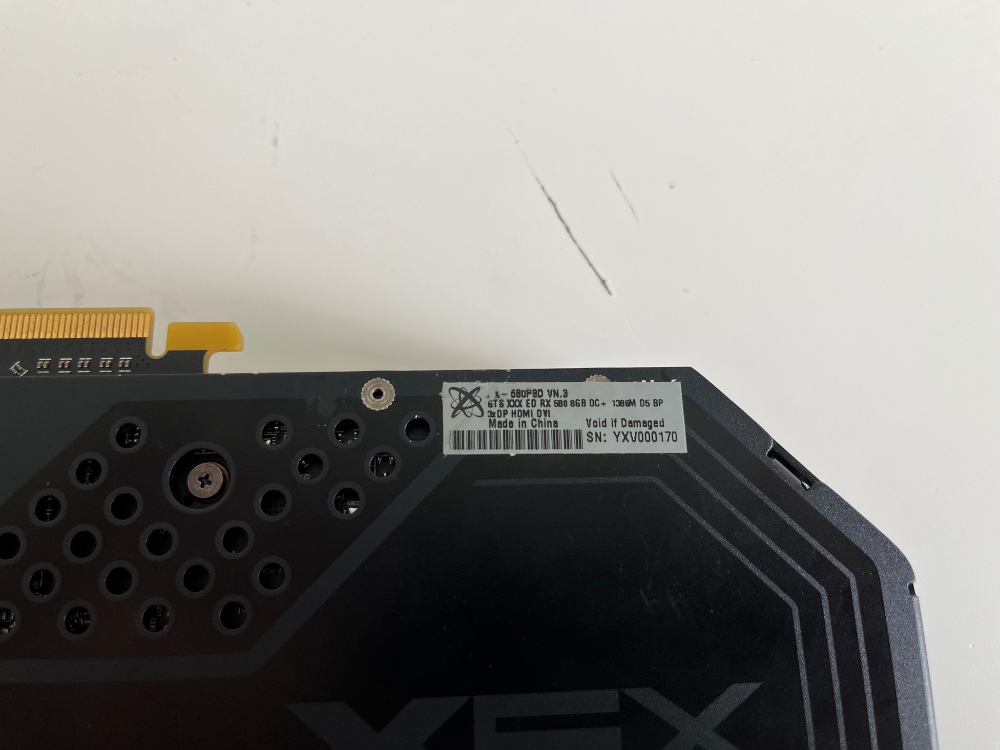 XFX AMD Radeon RX 580 GTS XXX Edition 8GB