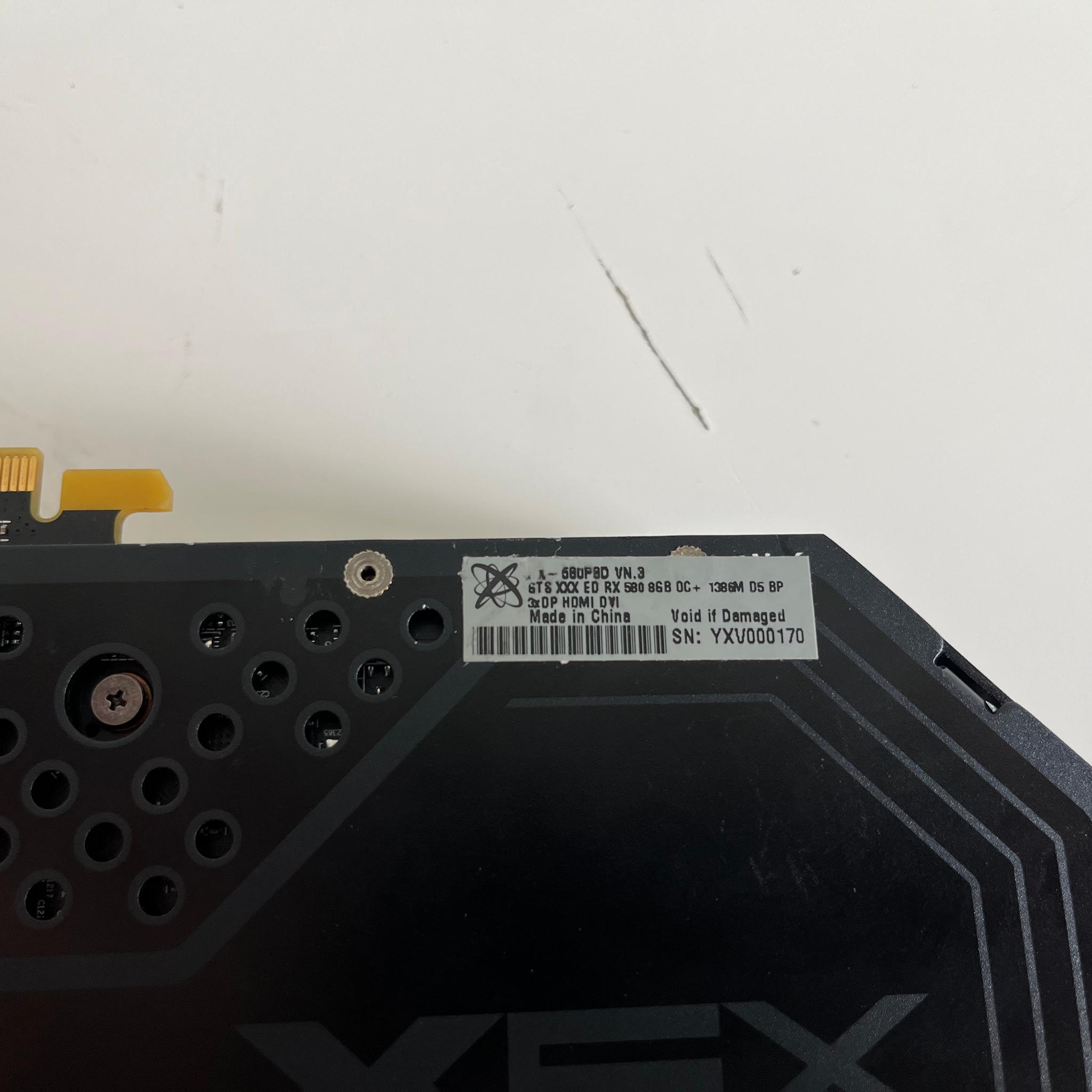 XFX AMD Radeon RX 580 GTS XXX Edition 8GB