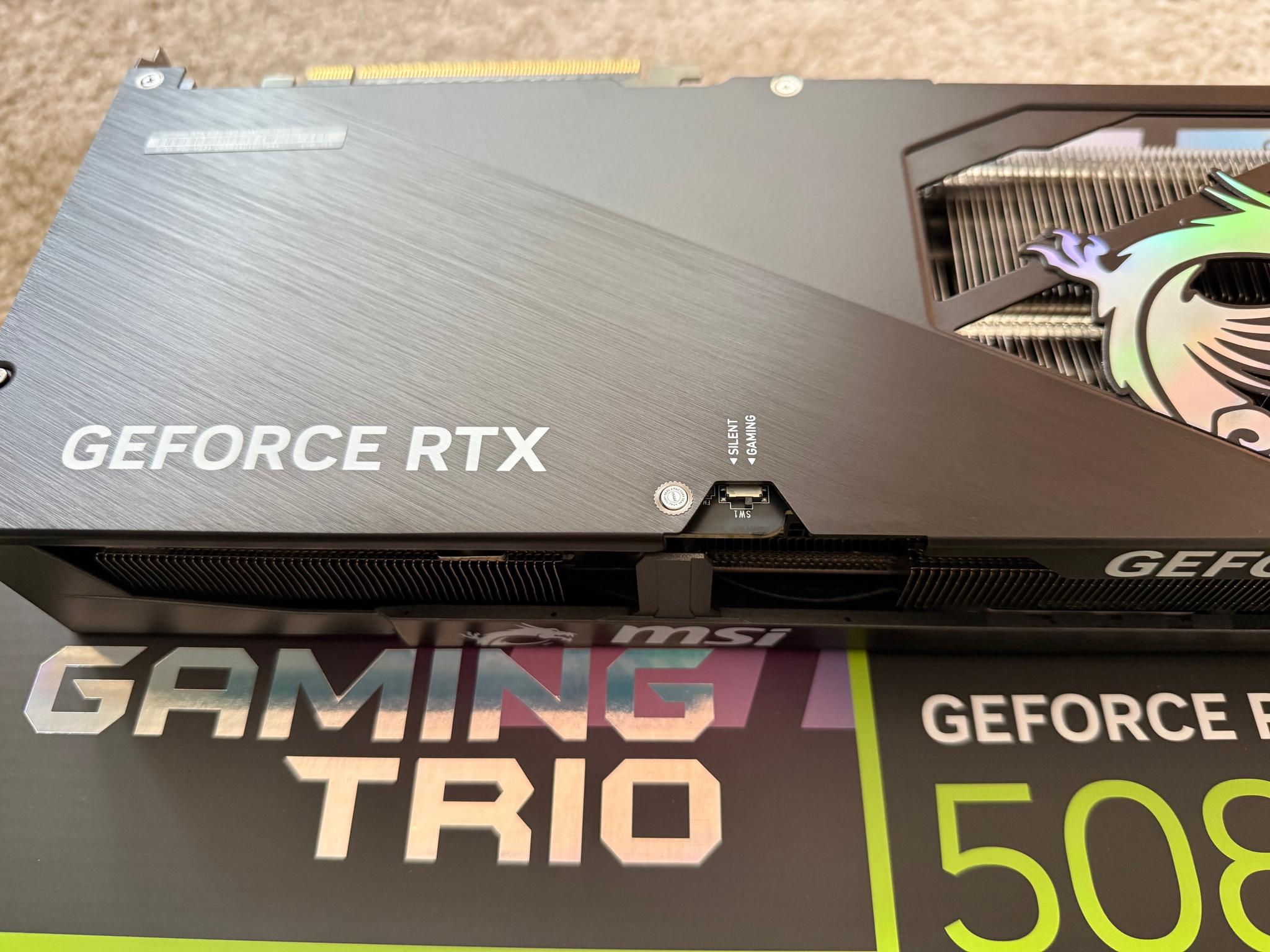 MSI NVIDIA GeForce RTX 5080 16G GAMING TRIO OC (Used - Like New)