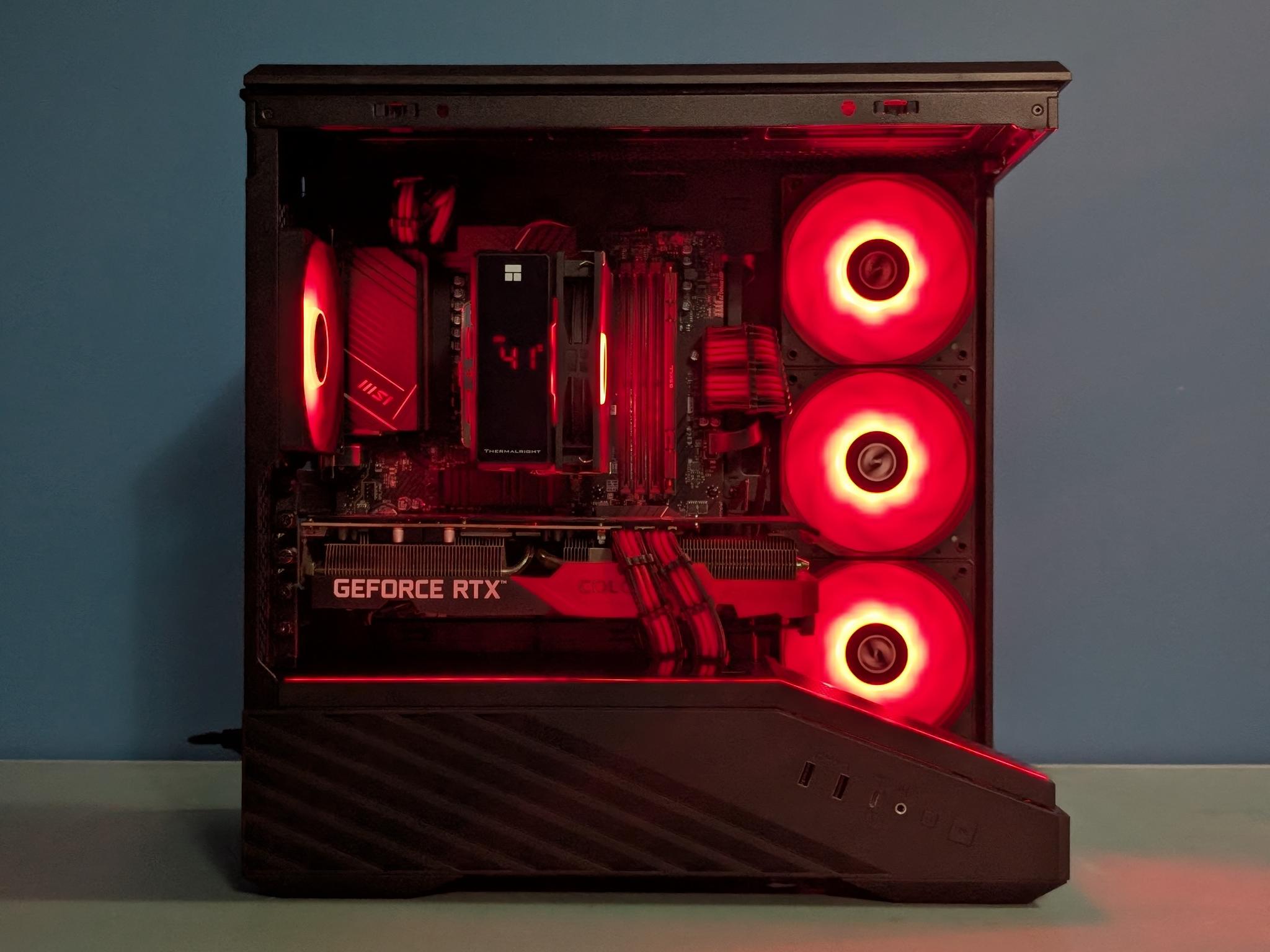 Crimson Apex | RTX 3070 | Ryzen 5 7500F | Red & Black Gaming PC