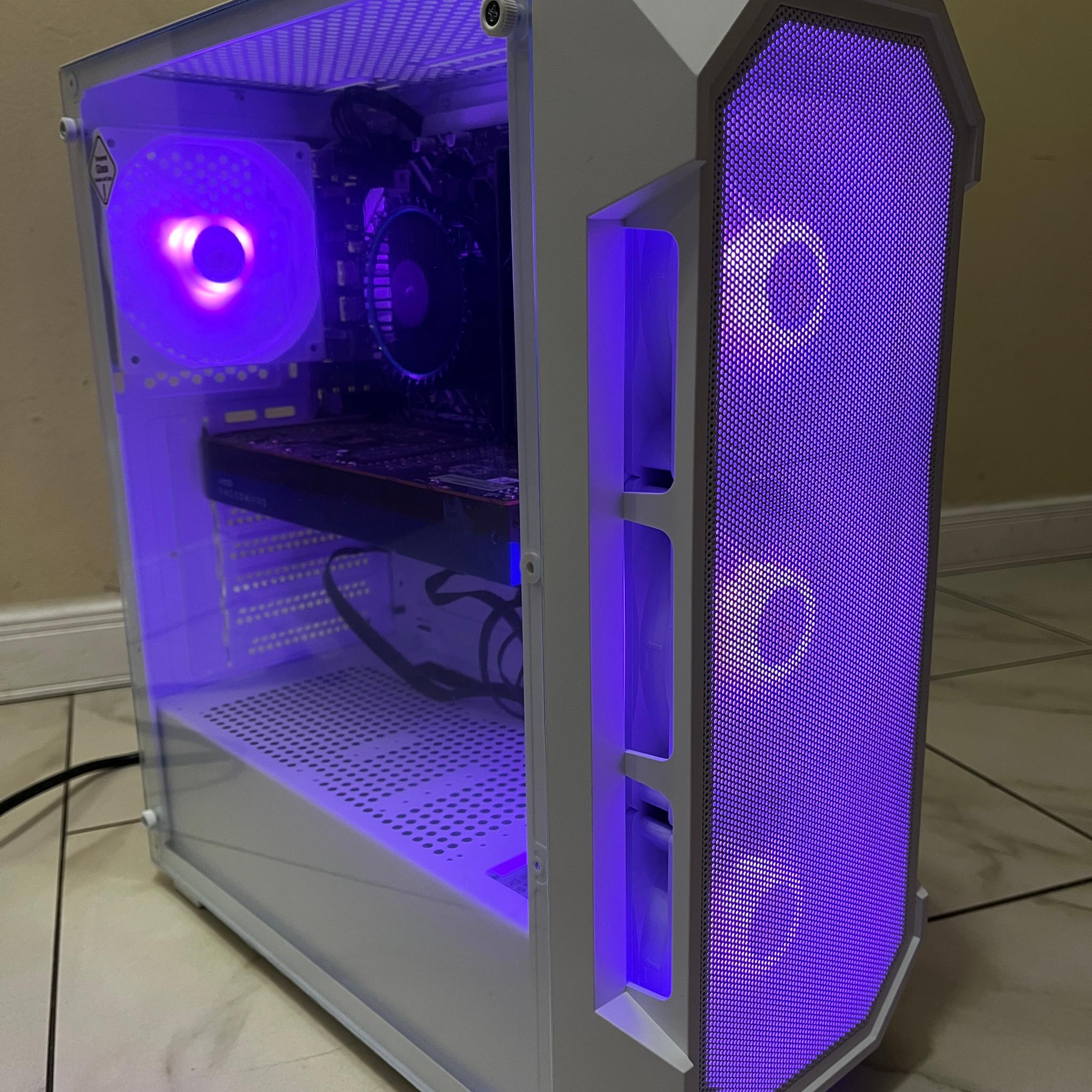 Intel i3-12100, AMD W5700 8GB, 16GB RAM, 500 GB SSD, Workstation Gaming PC w/ Wi-Fi + Bluetooth
