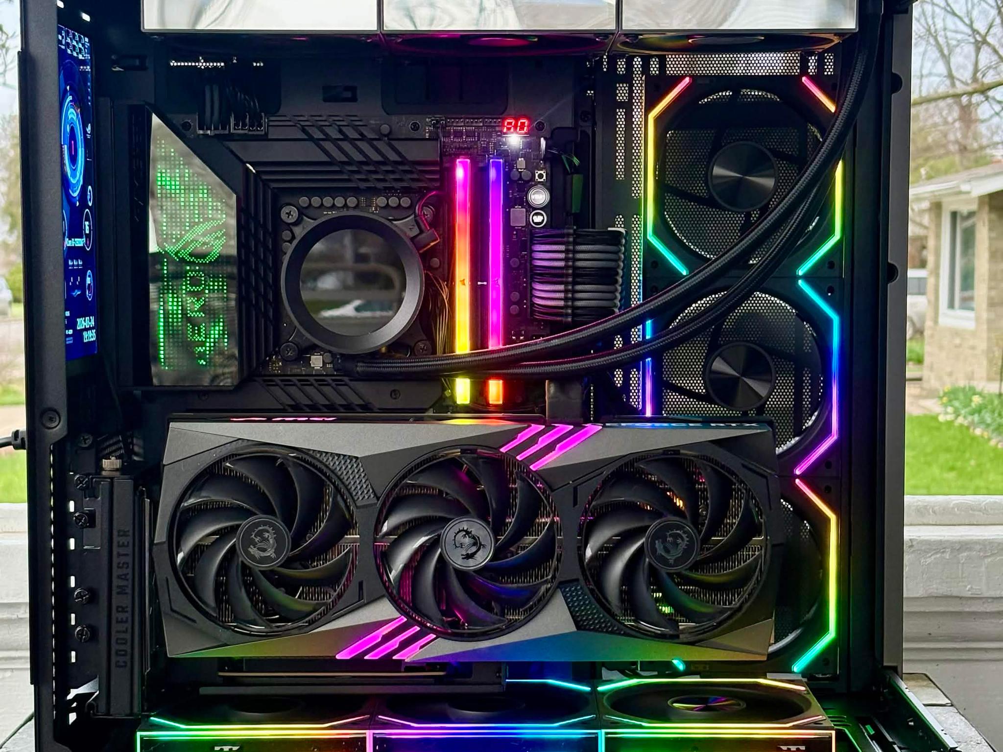 🐈‍⬛ Black Cat Aetherfang Revenant – i9-12900K | RTX 4070 Ti RGB Showcase PC
