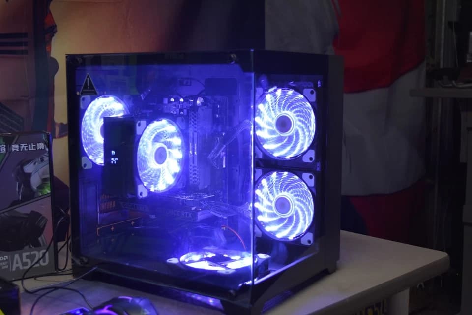 GAMING PC RYZEN 5 5500 RAM 16 GB GPU RTX 5050 8GB 1TB NVME 700 watts