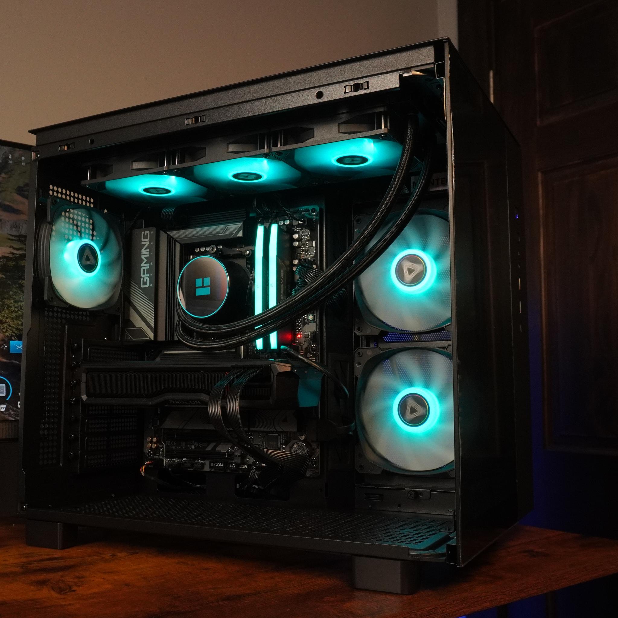 🖤STEALTH🖤 PRICE TO PERFORMANCE 💪 1440p/1080p MACHINE  🧡RX 7800 XT 16GB 🧡 Ryzen 5 9600x | WIN 11