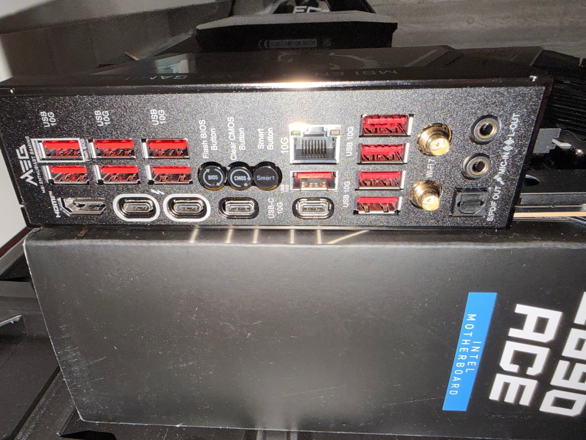Intel Core Ultra 9 285k, MSI MEG Ace, 96gb DDR5 6400 Corsair