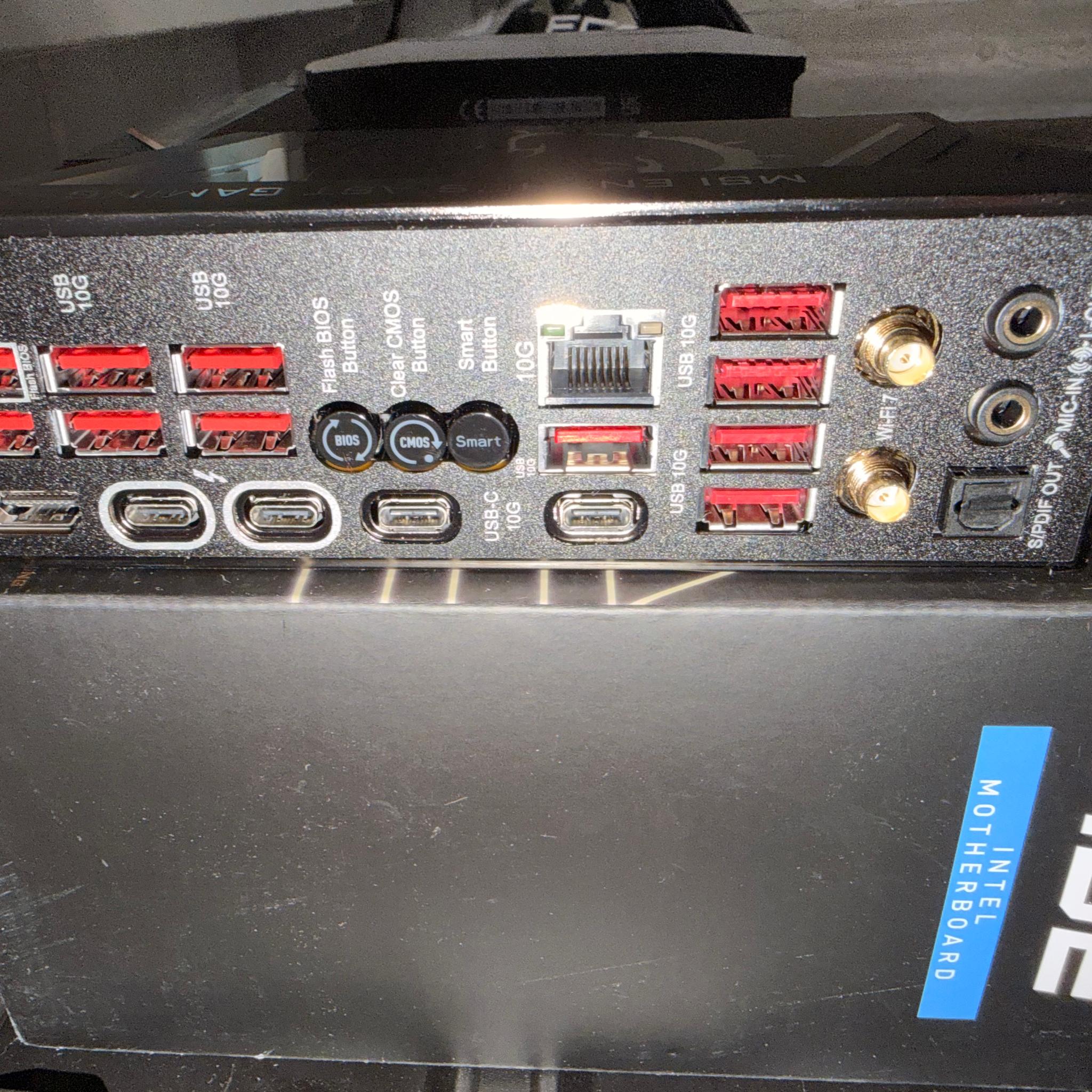 Intel Core Ultra 9 285k, MSI MEG Ace, 96gb DDR5 6400 Corsair