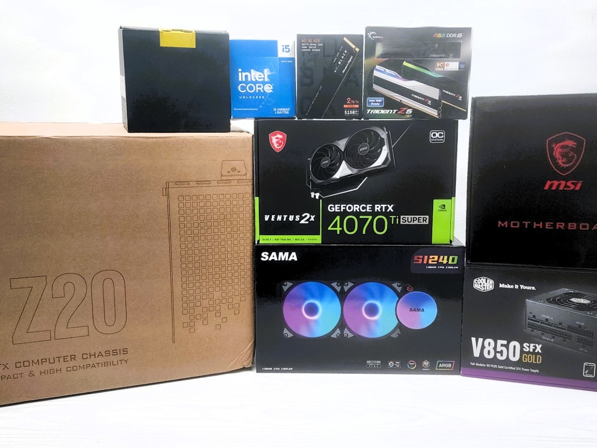 Custom Lunchbox Gaming PC - 14600KF/4070Ti Super w/ Custom Cushion Grip - READ DESCRIPTION!!!