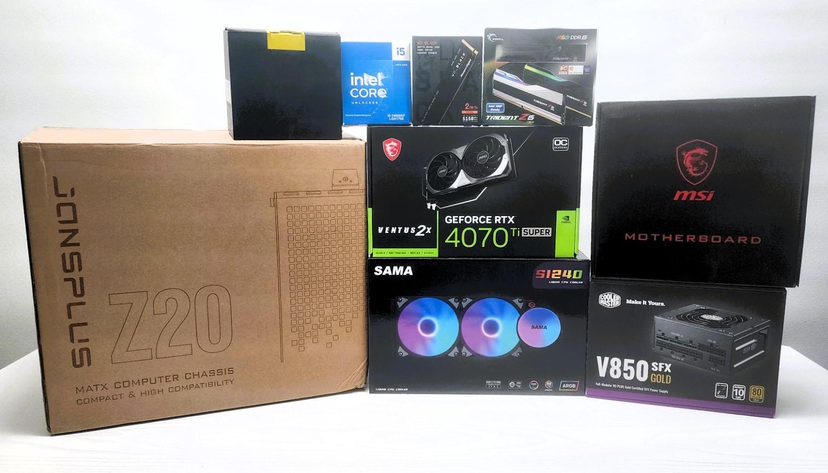 Custom Lunchbox Gaming PC - 14600KF/4070Ti Super w/ Custom Cushion Grip - READ DESCRIPTION!!!