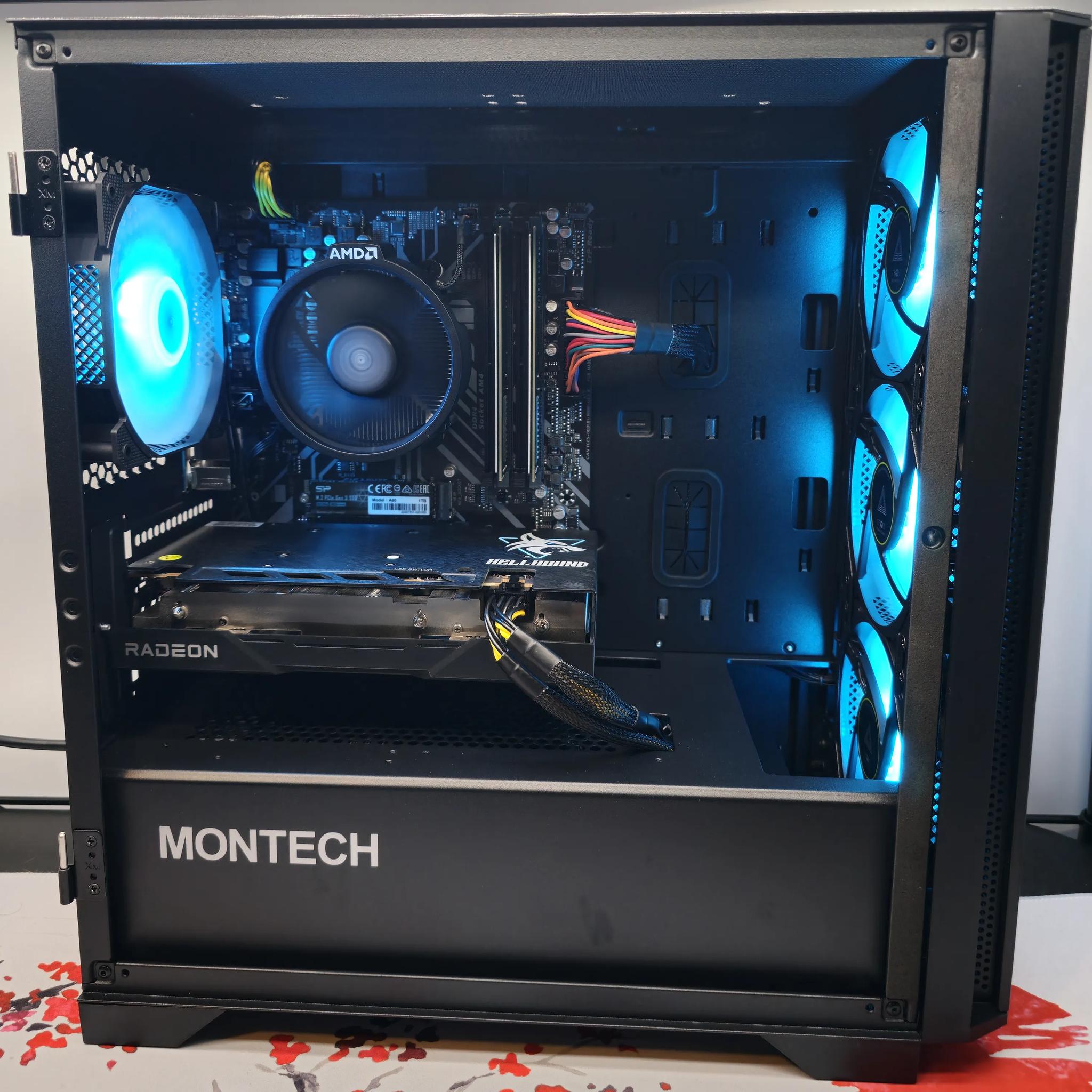 Budget Baller Gaming RIG Ryzen 5 3600 / 16GB DDR4/ 1TB SSD / RX570X