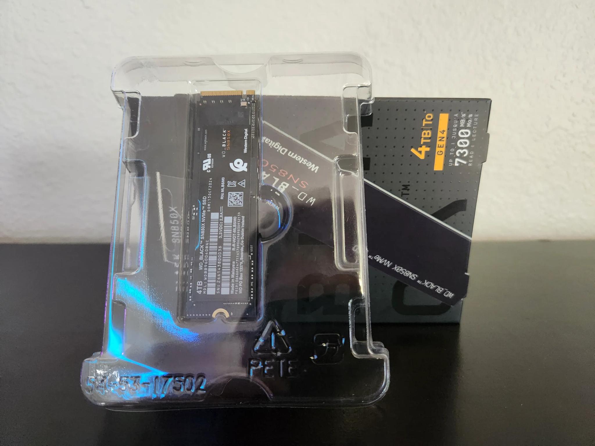 WD_BLACK 4TB SN850X NVMe
