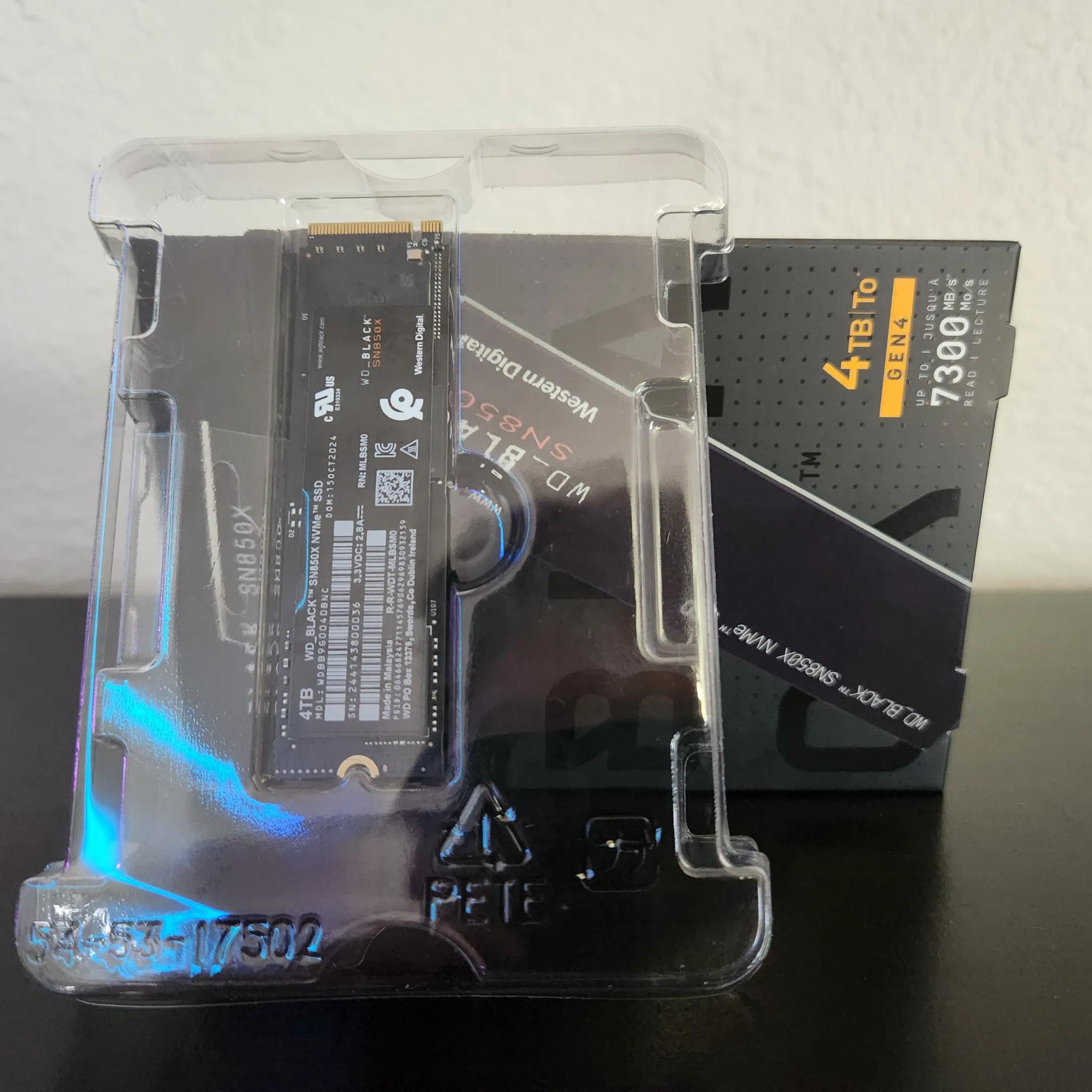 WD_BLACK 4TB SN850X NVMe