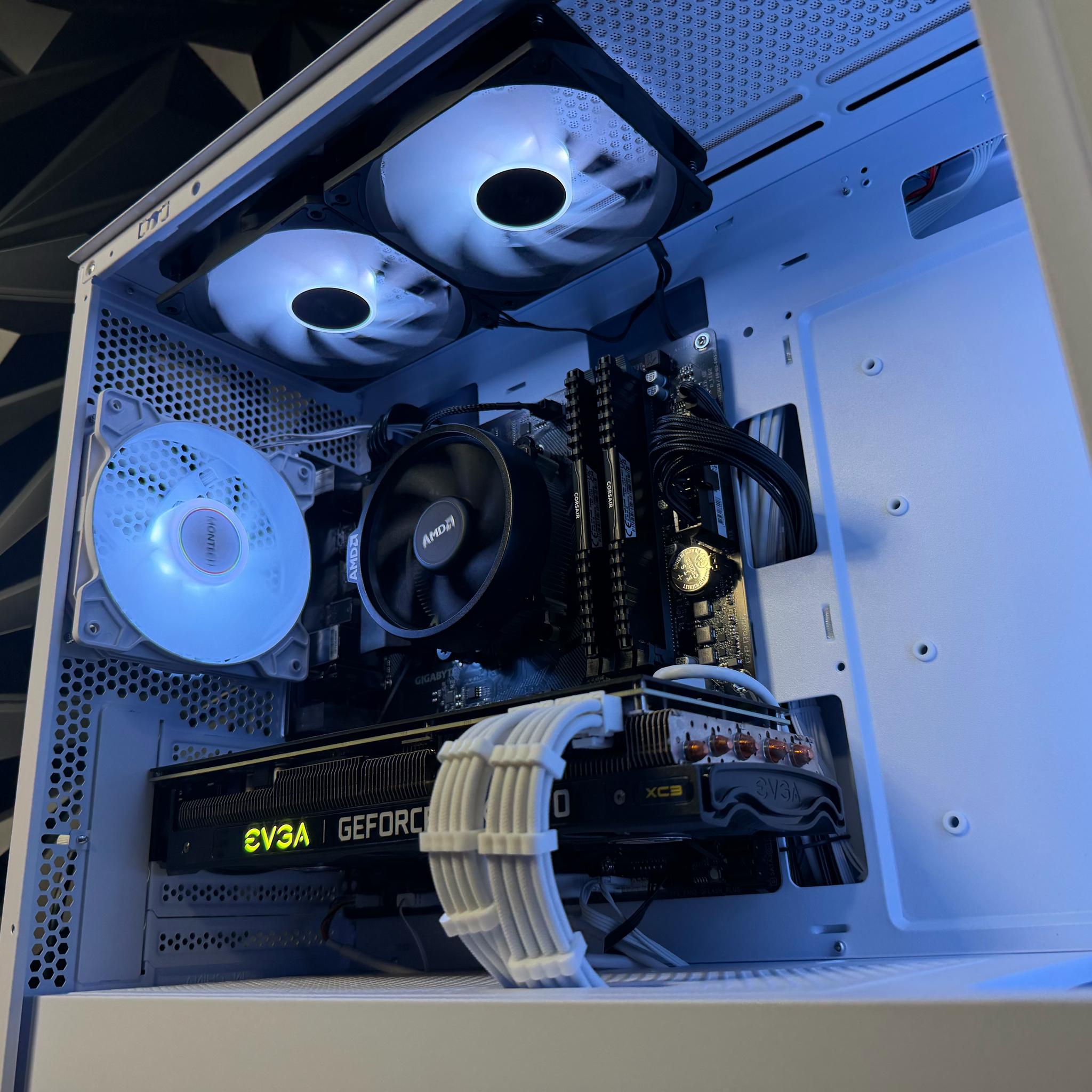🖤🔥 BLACK GUTS 🔥🖤 Ryzen 5 5500| RTX 3070| 16 GB DDR4| 1.25 TB NVMe| 650W PSU
