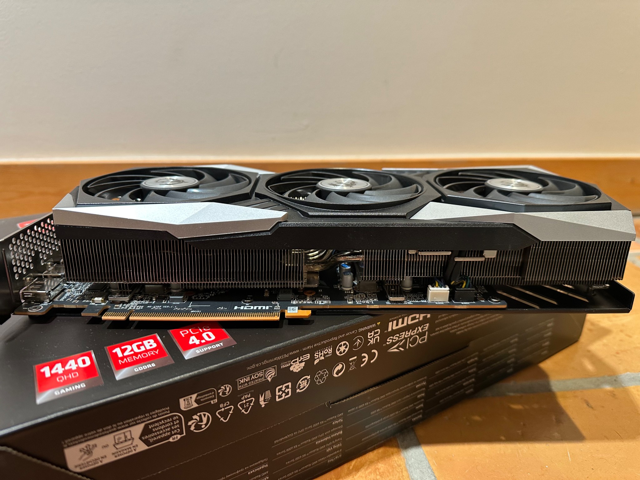 MSI RX 6750XT gaming trio X 12gb