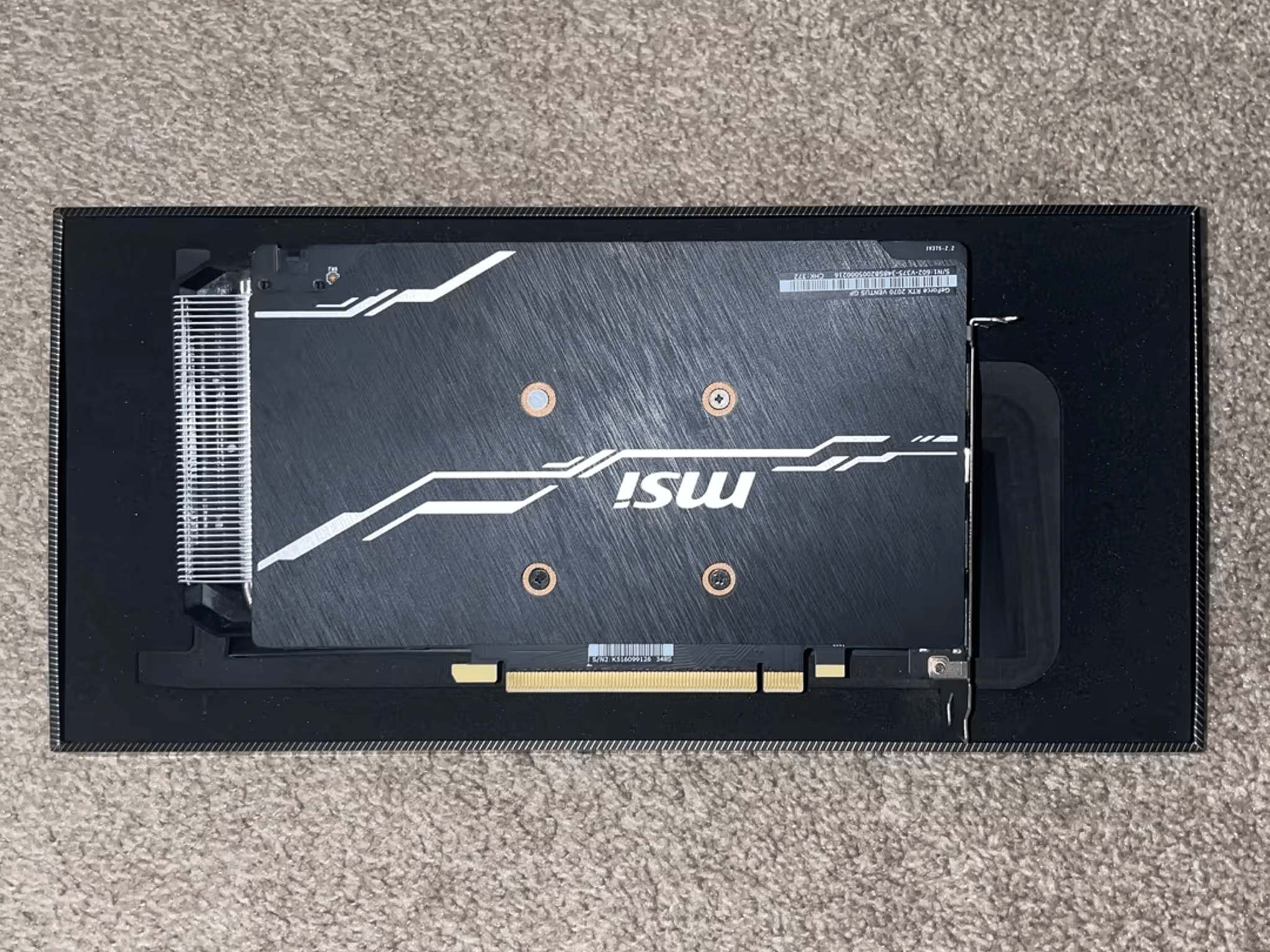MSI RTX 2070 Ventus Graphics Card (Used over quarantine, never mined on.)