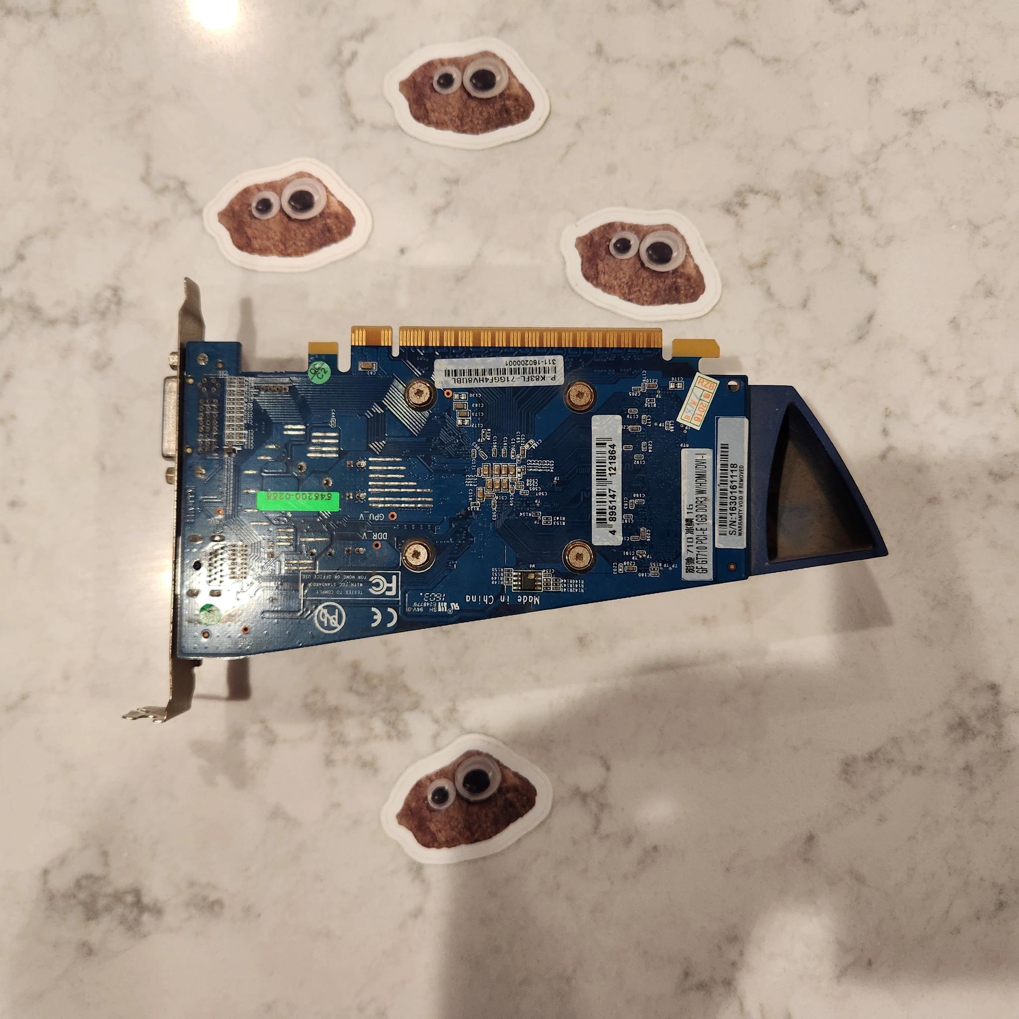 An Incredibly Suspicious and Wildly Chinese GT 710 1GB - Used