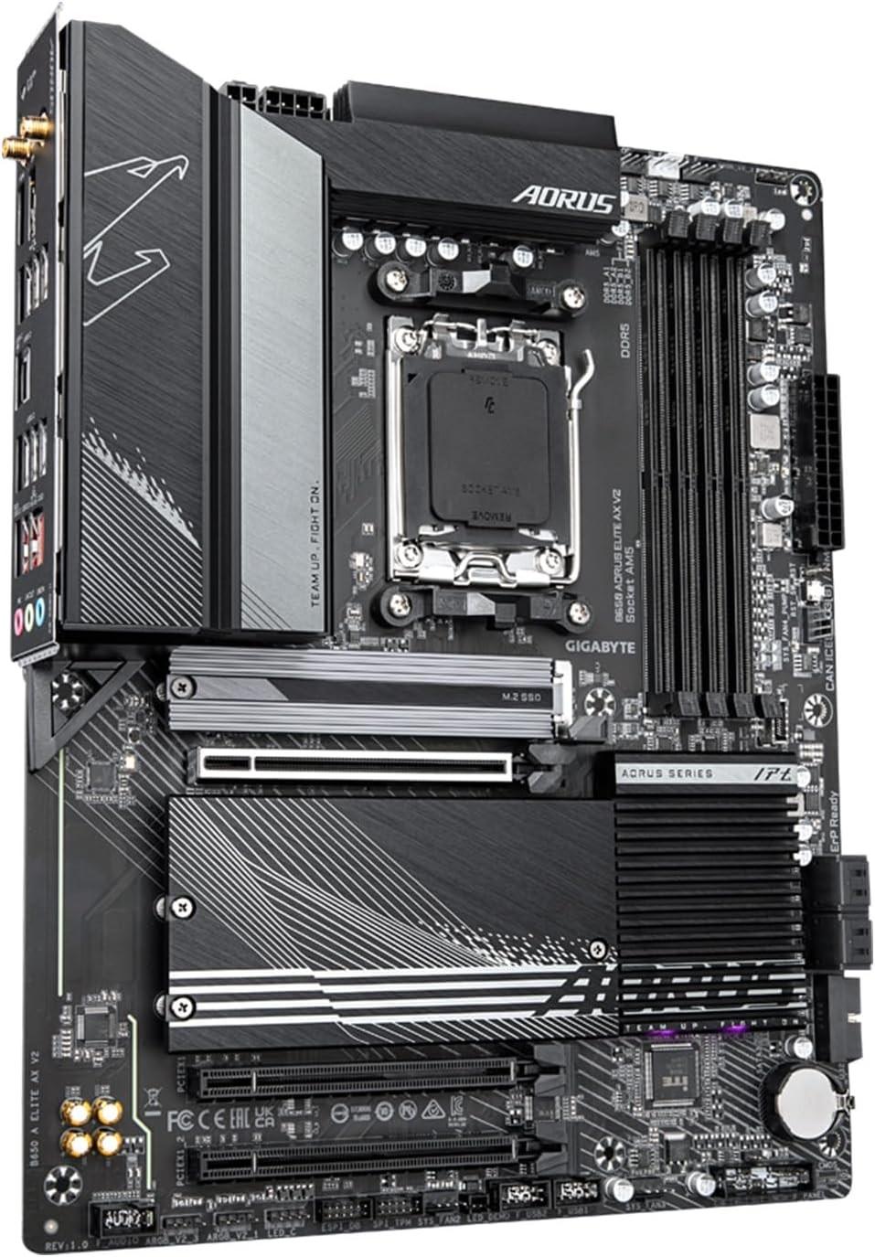 GIGABYTE B650 AORUS Elite AX V2 AMD AM5 DDR5 Desktop Motherboard