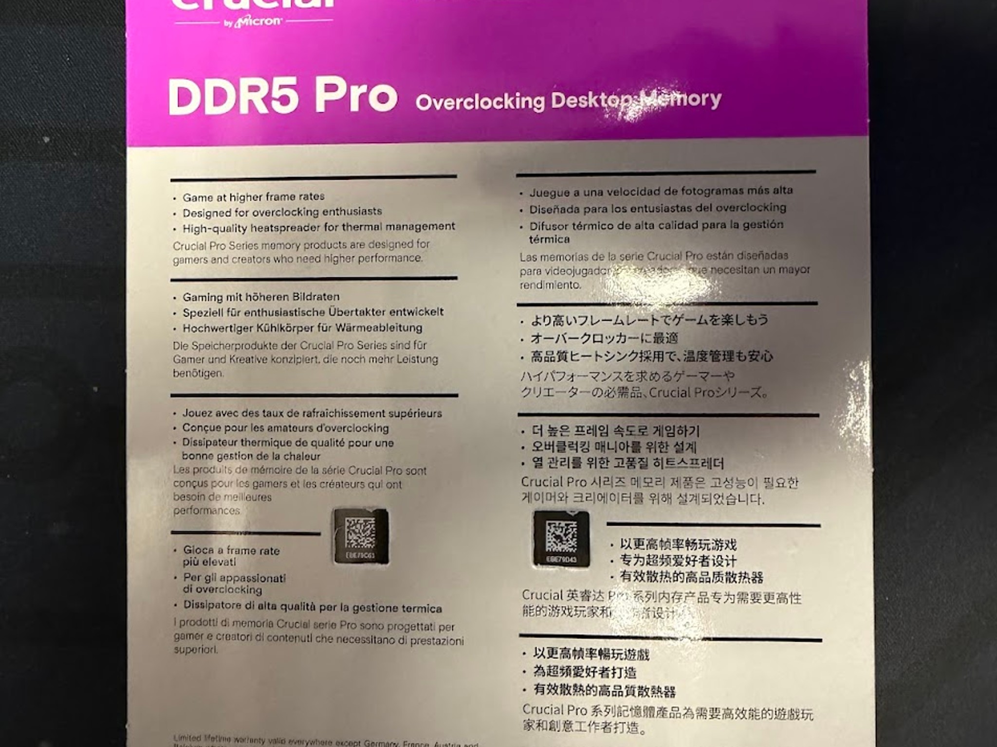 Crucial Pro Series DDR5 RAM (32GB / 2x16GB)
