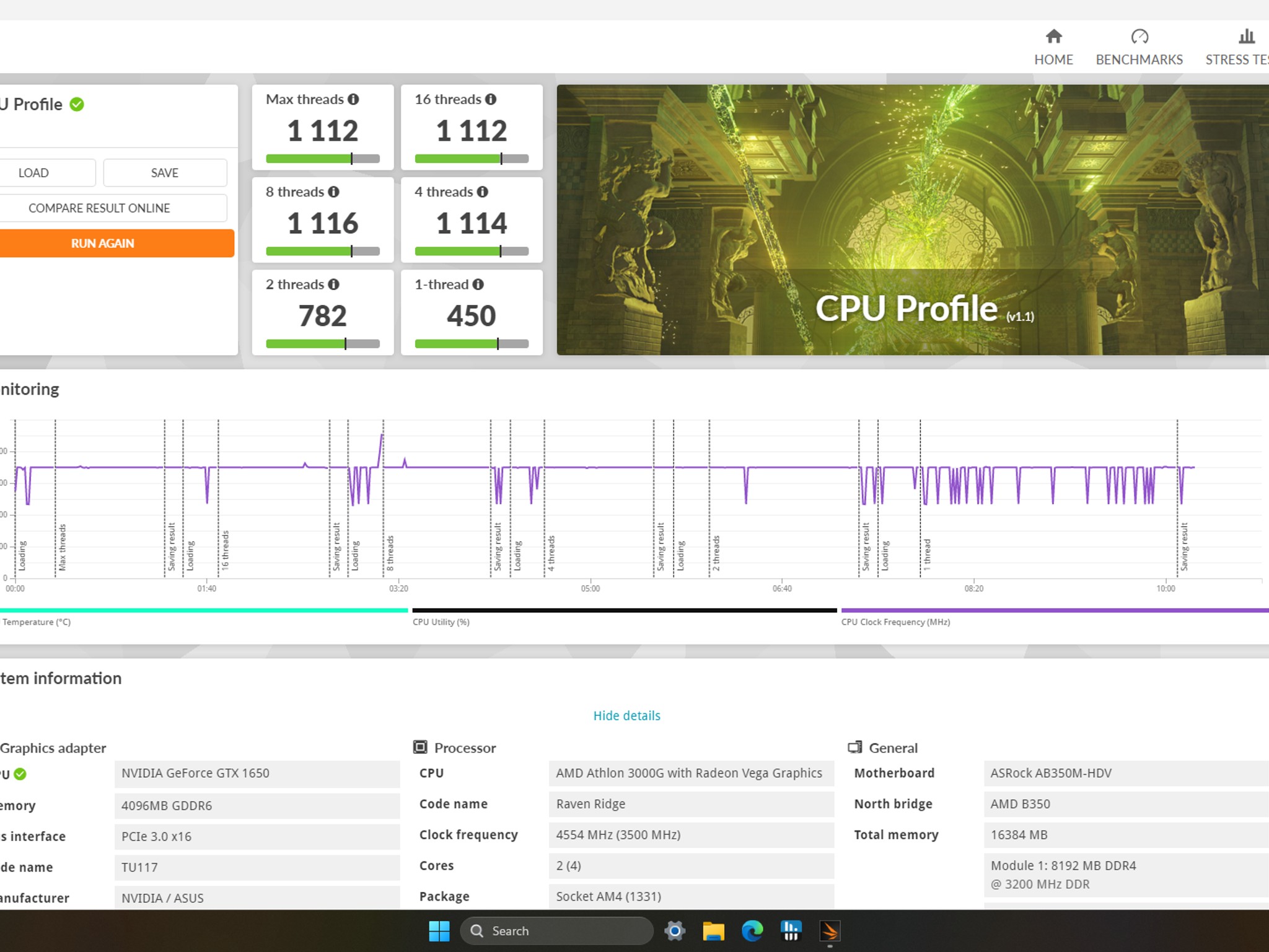 "Office 395" | 1650 | Athlon 3000G | DDR4 16GB | 756SGB Storage