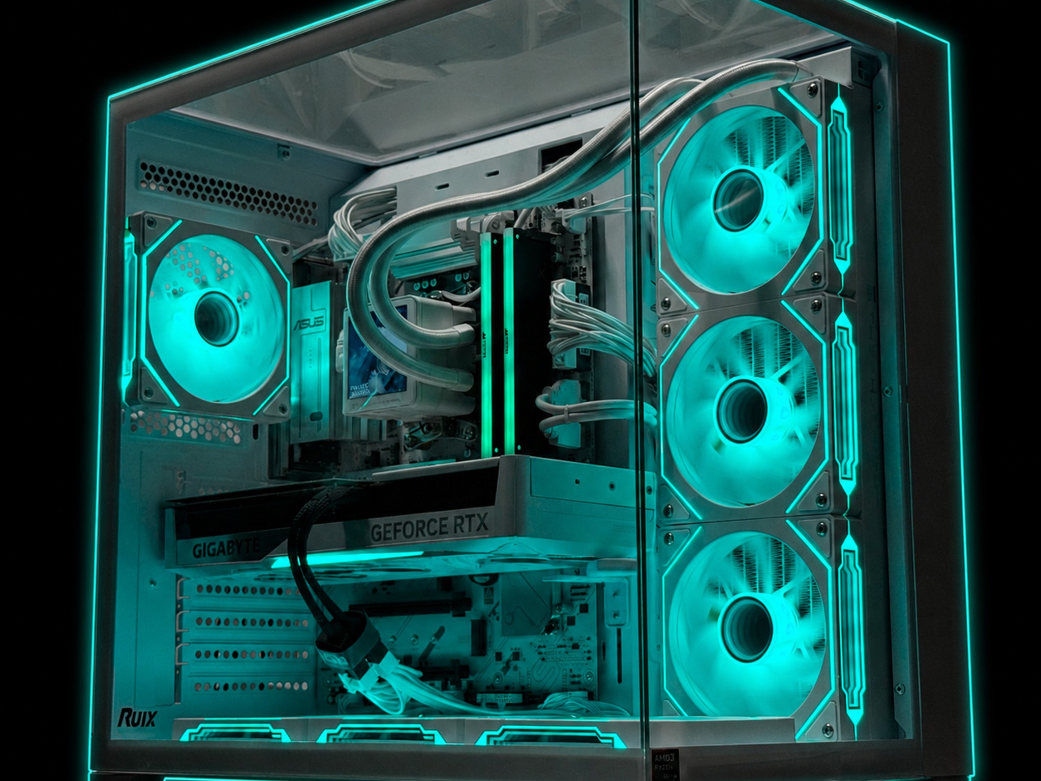 1440P/4K Creator Pc / RTX 5070 Ti / Ryzen 7 9800X3D / 32GB DDR5 / 1TB WD Nvme SSD / 850w ROG Strix