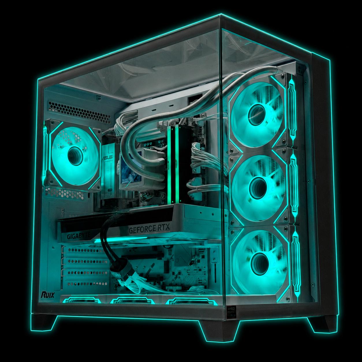 1440P/4K Creator Pc / RTX 5070 Ti / Ryzen 7 9800X3D / 32GB DDR5 / 1TB WD Nvme SSD / 850w ROG Strix