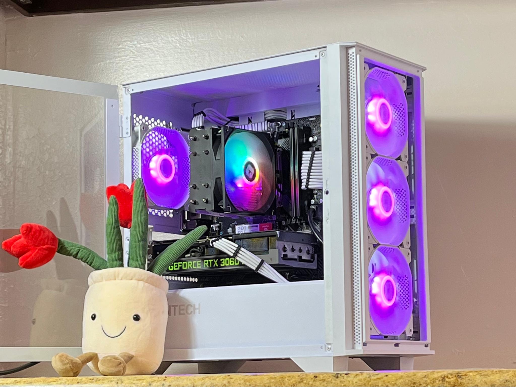 ⚫️⚪️Budget Gamer (ARGB) |Ryzen 5|32GB DDR4|3060 TI|512GB NVME SSD|Window 11 |Wifi and BT