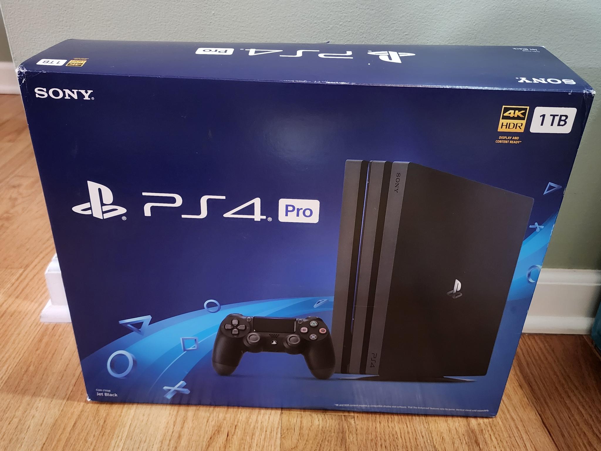 Sony Playstation 4 Pro 1 TB Console with 2 Controller