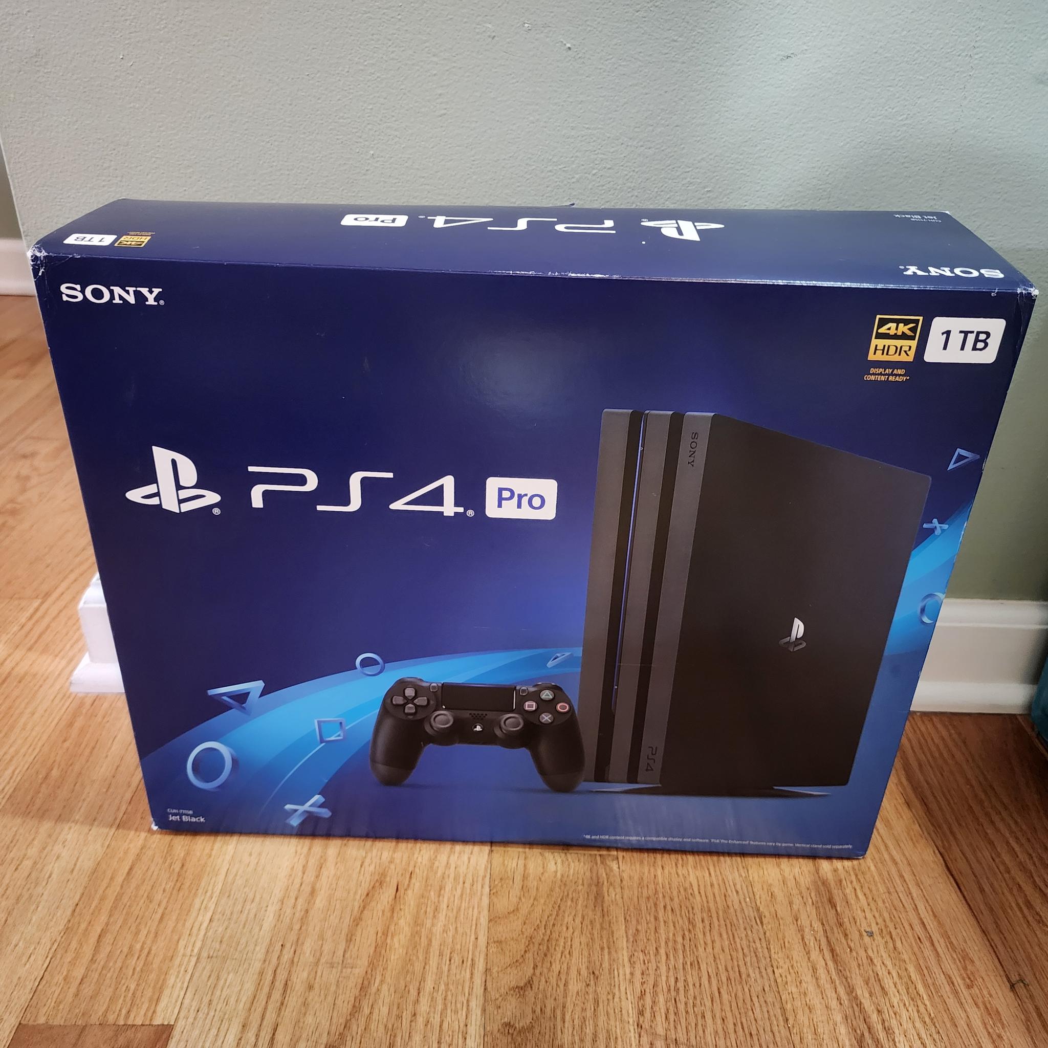 Sony Playstation 4 Pro 1 TB Console with 2 Controller